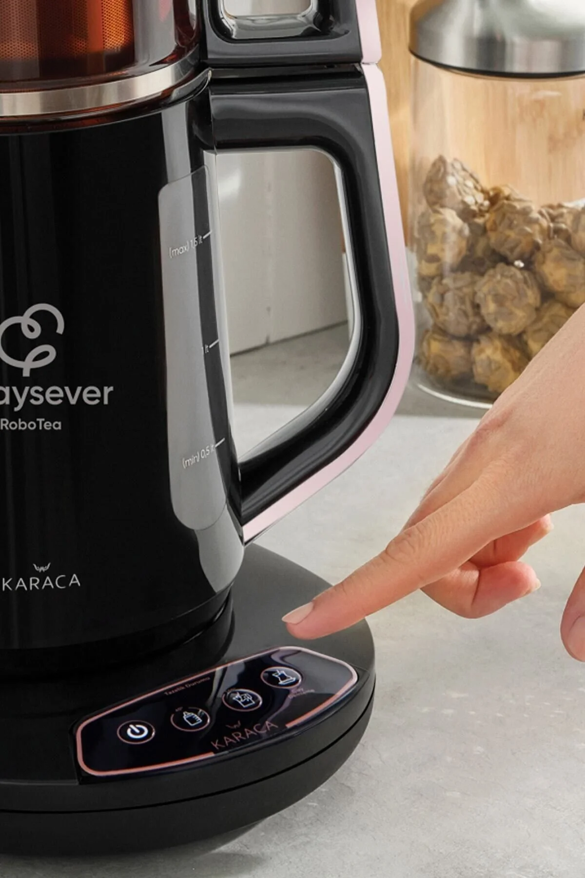 چای ساز کروم مدل ROBOTEA کاراجا Karaca