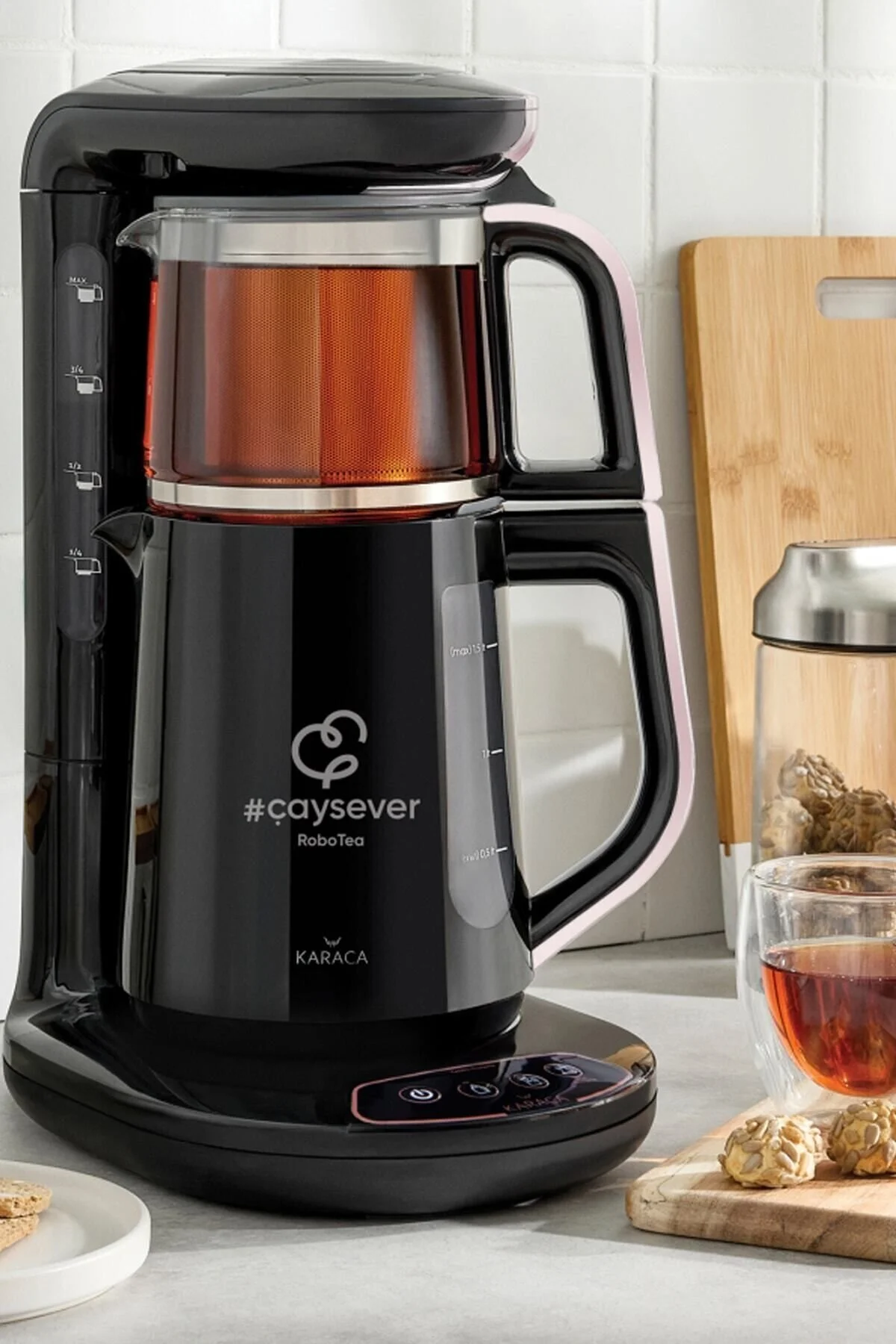 چای ساز کروم مدل ROBOTEA کاراجا Karaca