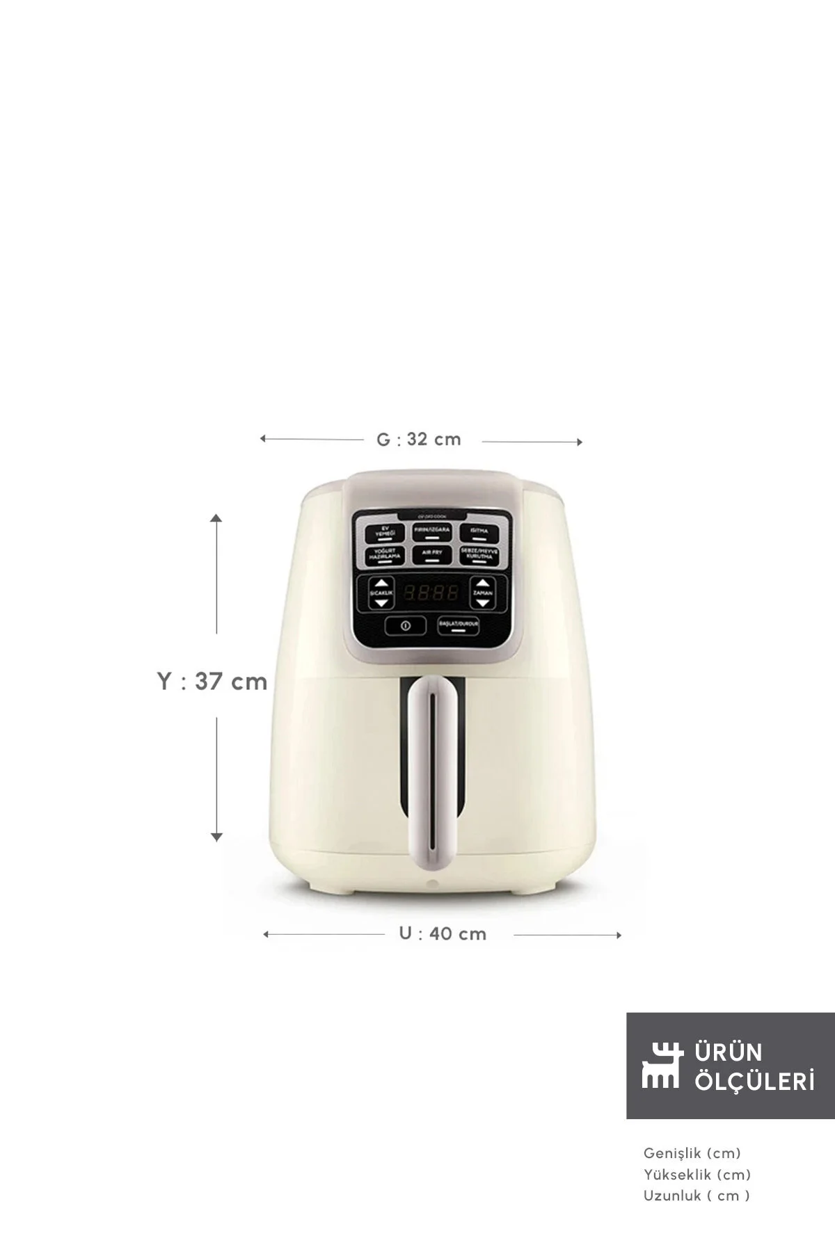 سرخ کن نود هوا پز وسرخ سخنگوی Air Pro Cook Xl 2 In 1 Airfryer کاراجا Karaca