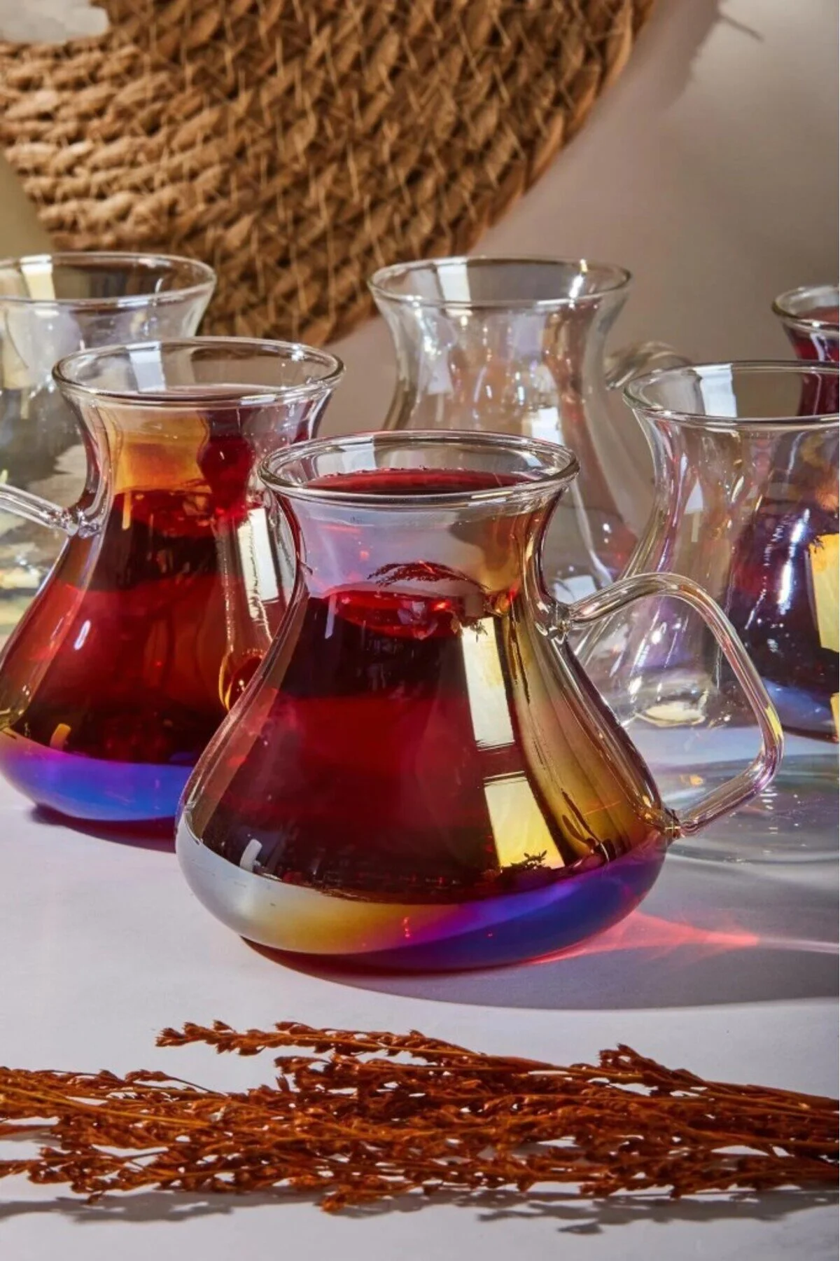 لیوان AHL I LUSTER 6 قطعه فنجان چای مجموعه 200 میلی لیتر Perotti