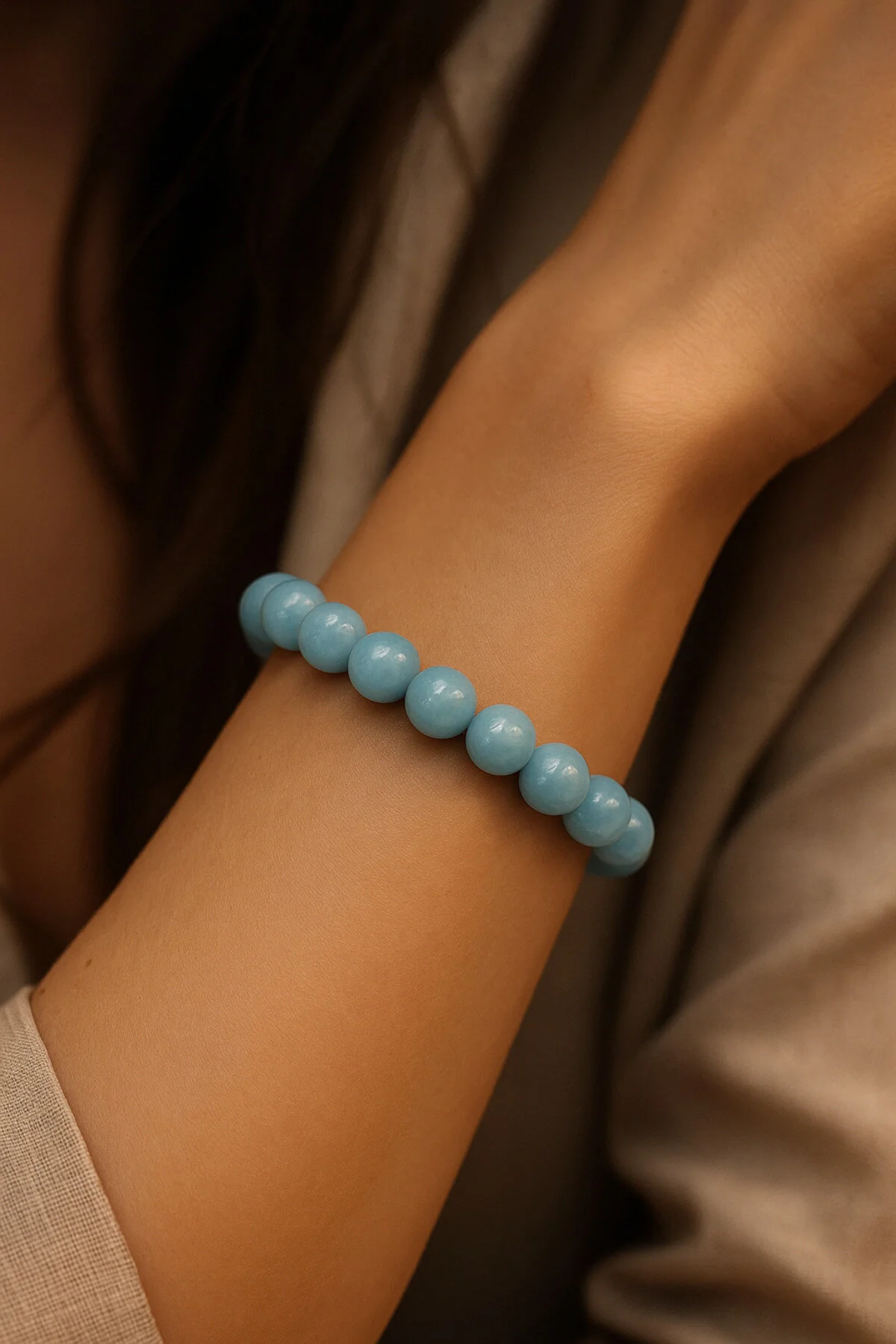 دستبند فشن یک سبک زندگی | سنگ طبیعی آکوامارین > دارای گواهینامه Padore Accessory