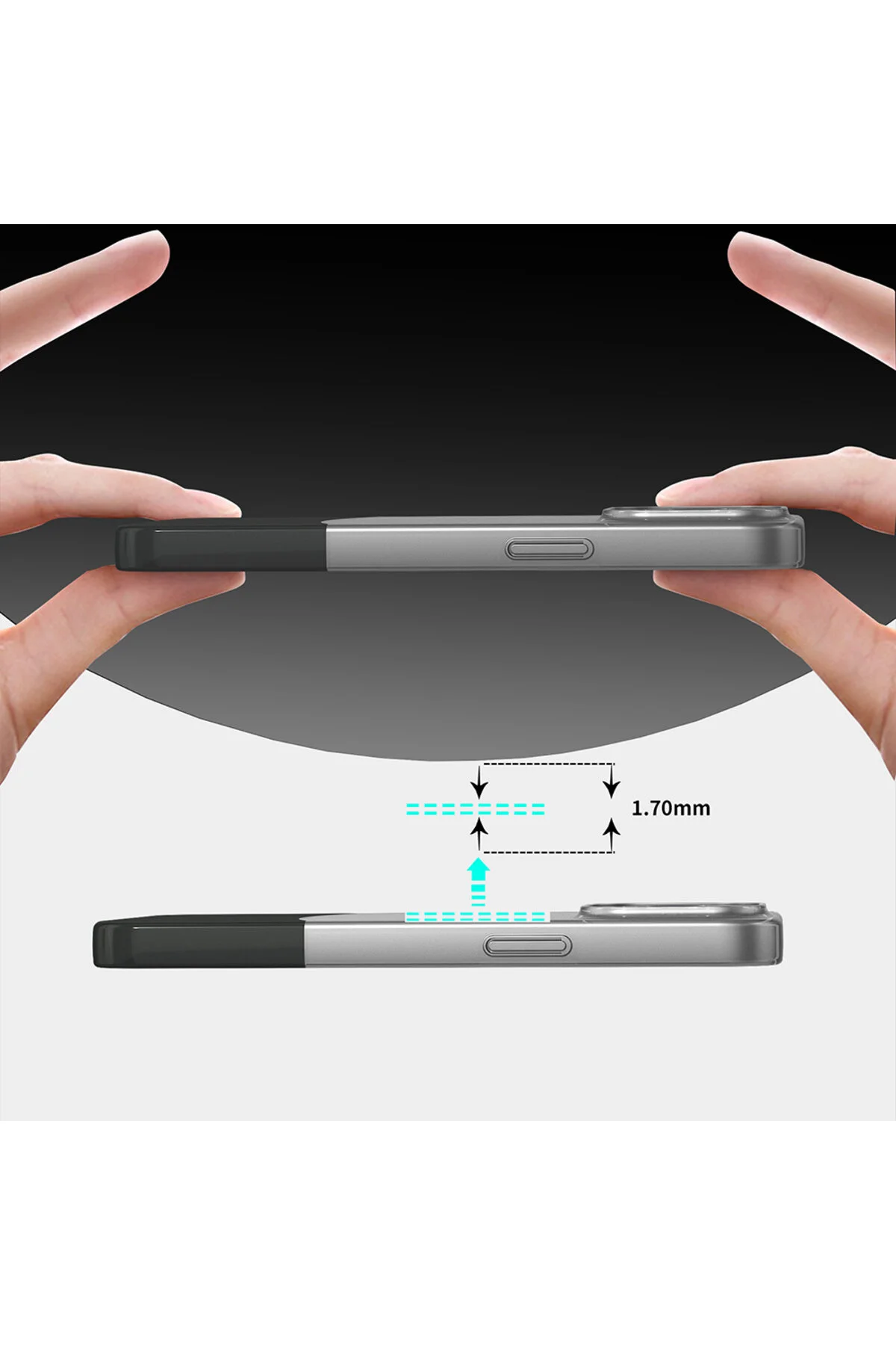 کاور و قاب محافظ IPHONE 14 PRO MAX MAGSAFE دارای ساختار نازک باریک شیک دوتایی halkhouse