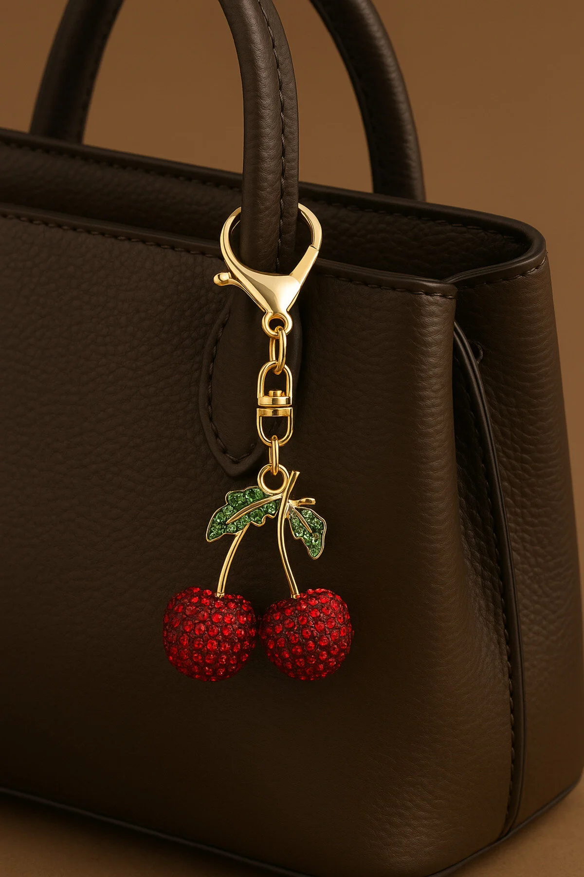 جلیقه کلید جاکلیدی فلزی شکل دار گیلاسی MD Moda Accessories
