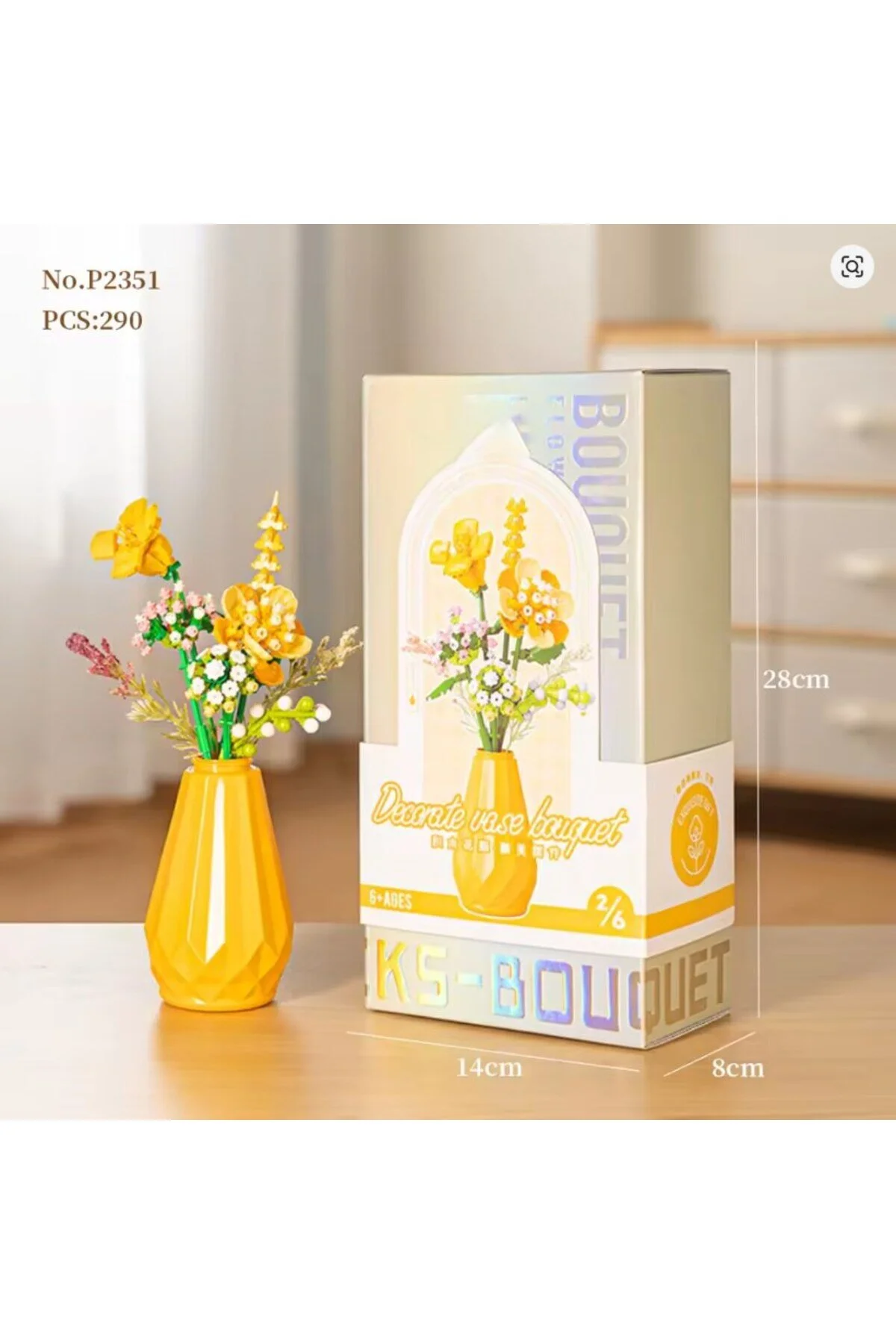 لگو و اسباب بازی های ساخت محور مجموعه ساختمانی دسته گل تزئینی گلدان ویژه LEGO COMPATIBLE BOTANICALS PREMIUM MODEL 1 290 PIECES از ترکیه OyuncaklarÜlkesi