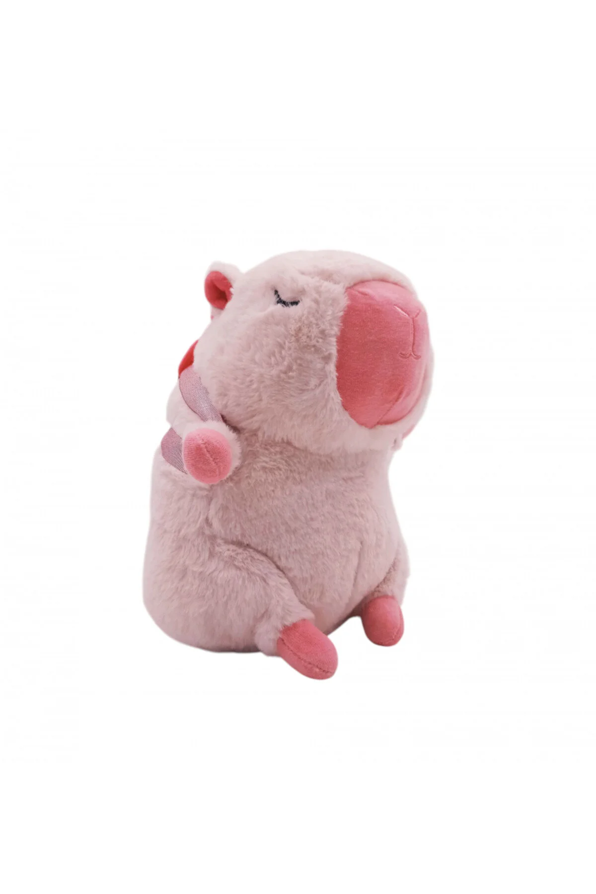 اسباب بازی های پشمی کوله پشتی ناز کاپیبارا مخمل خواب دار 30 سانتی متری dekan toys