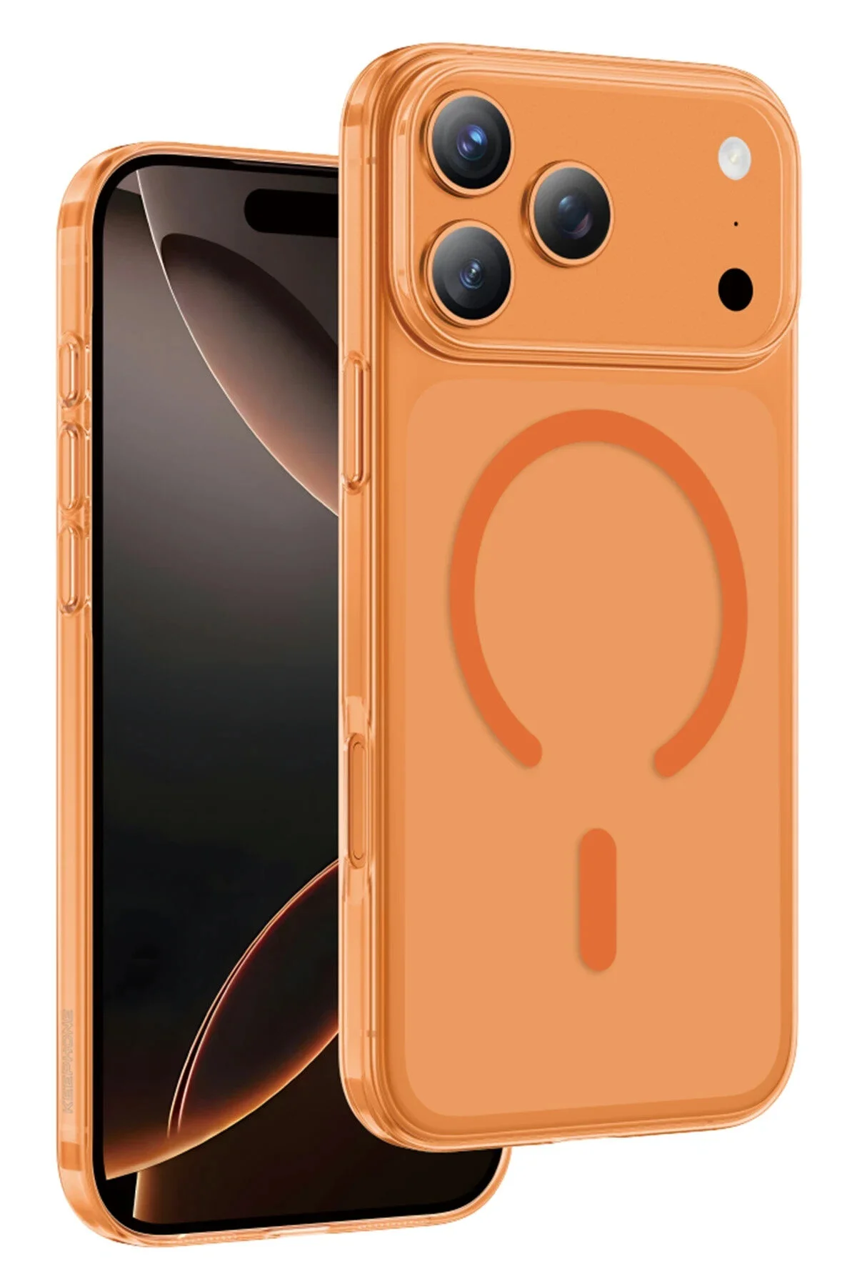 کاور و قاب محافظ شارژ بی‌سیم ممتاز APPLE IPHONE 17 PRO X CRYSTAL SLIM MAGSAFE CASE پشتیبانی می‌شود KeepHone