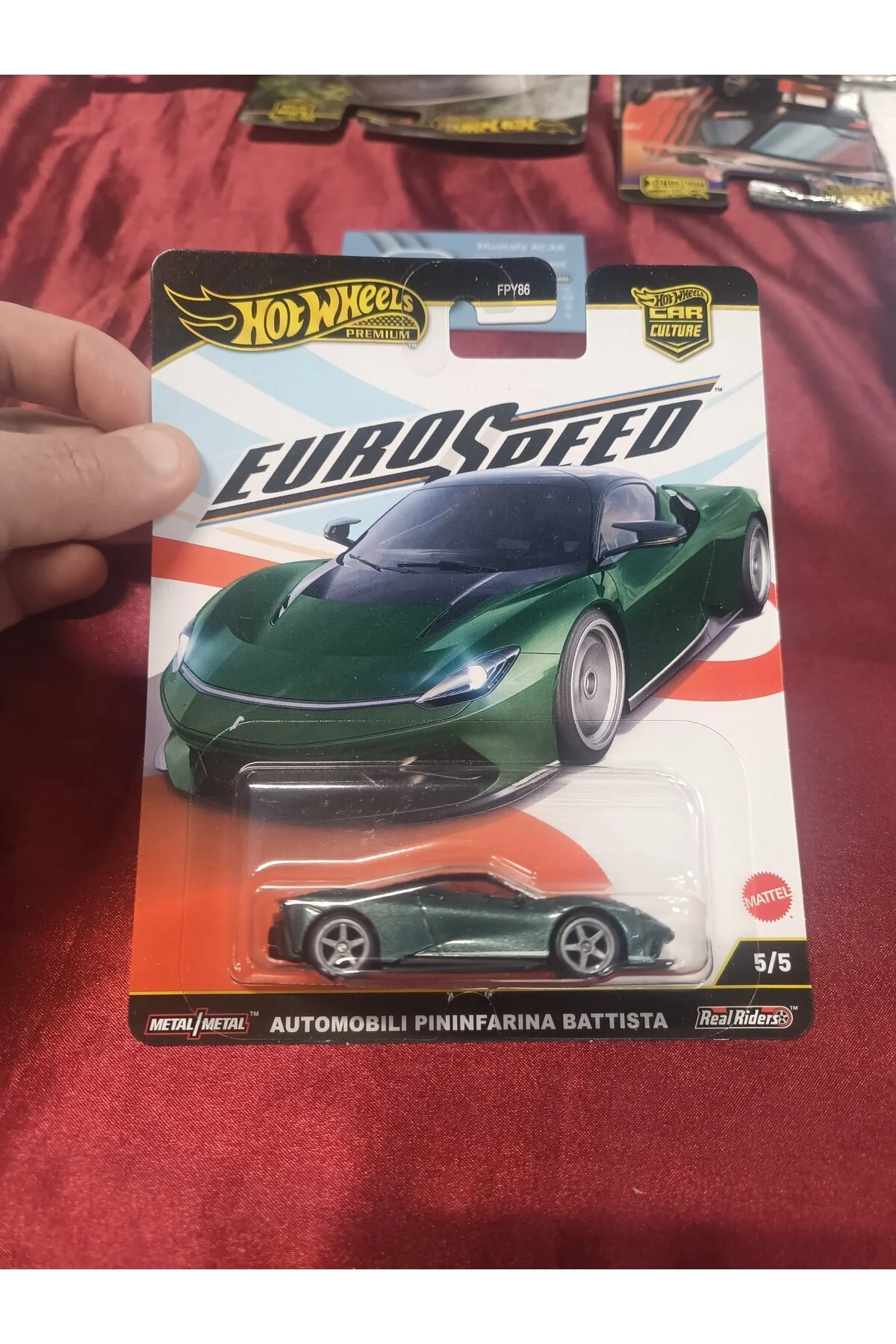 ماشین اسباب بازی BATTISTA به PININFAR با خودرو HOT WHEELS