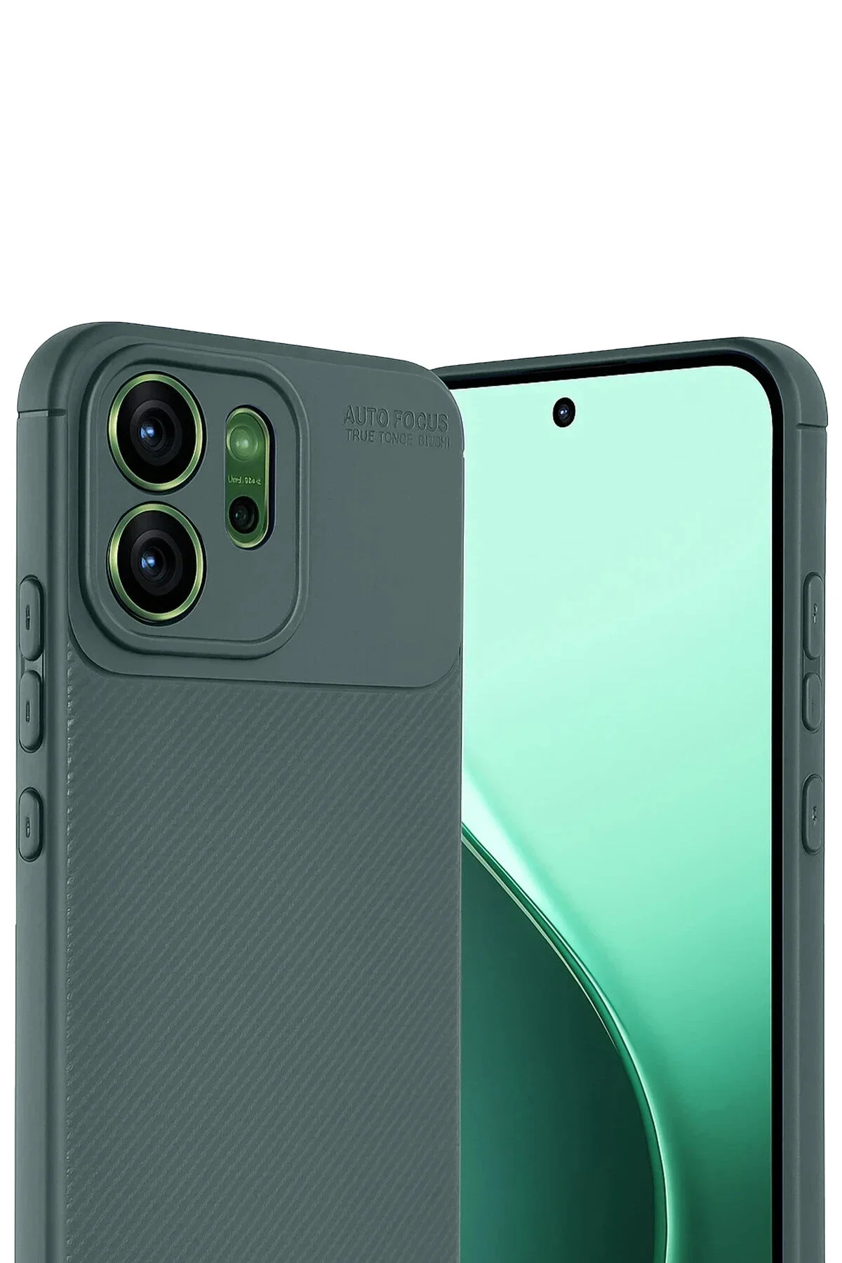 کاور و قاب محافظ سیلیکونی لوکس دوربین سازگار OPPO RENO 14F طراحی کربن Nezih Case