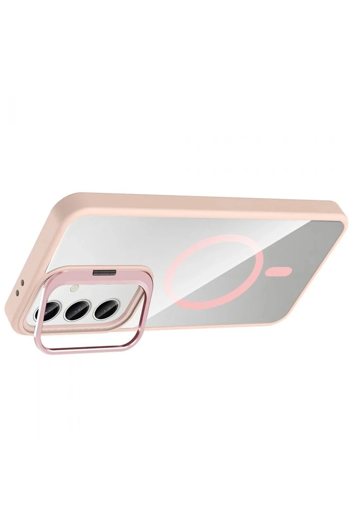 کاور و قاب پایه لنز MAGSAFE SAMSUNG GALAXY S24 FE REMIM صورتی TYGO7522 toyigoo