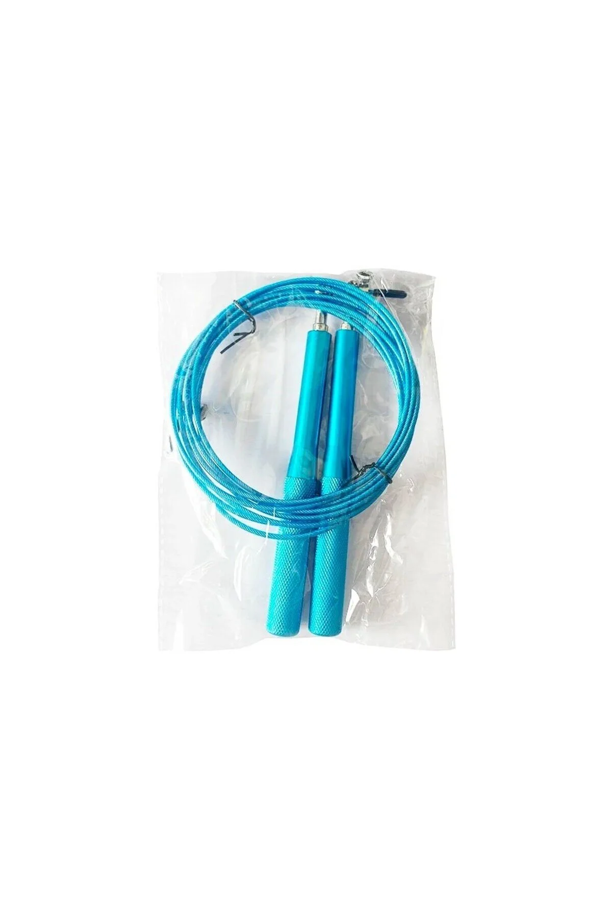 طناب ورزشی پرش حرفه ای فولادی فلزی کراس فیت توپی دار سرعت 3 متر LRS STORE