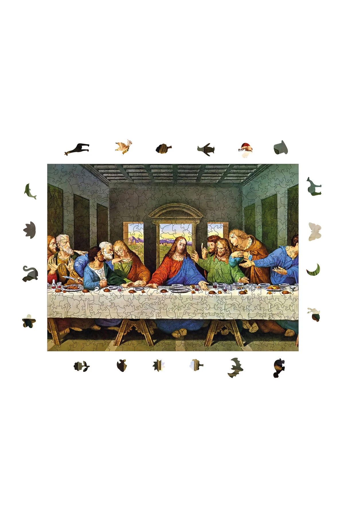 پازل چوبی شام آخر 450 قطعه 29X39 سانتی متر از ترکیه WePuzzleUp