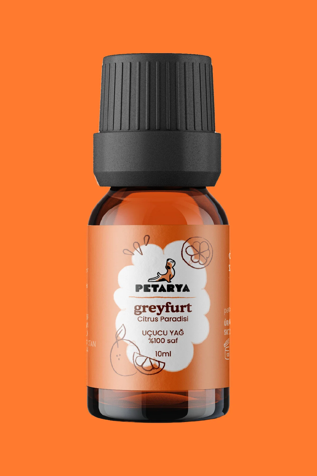 روغن مراقبتی گریپ فروت خوراکی 100 ٪ مرکبات پارادیسی 10 میل PETARYA