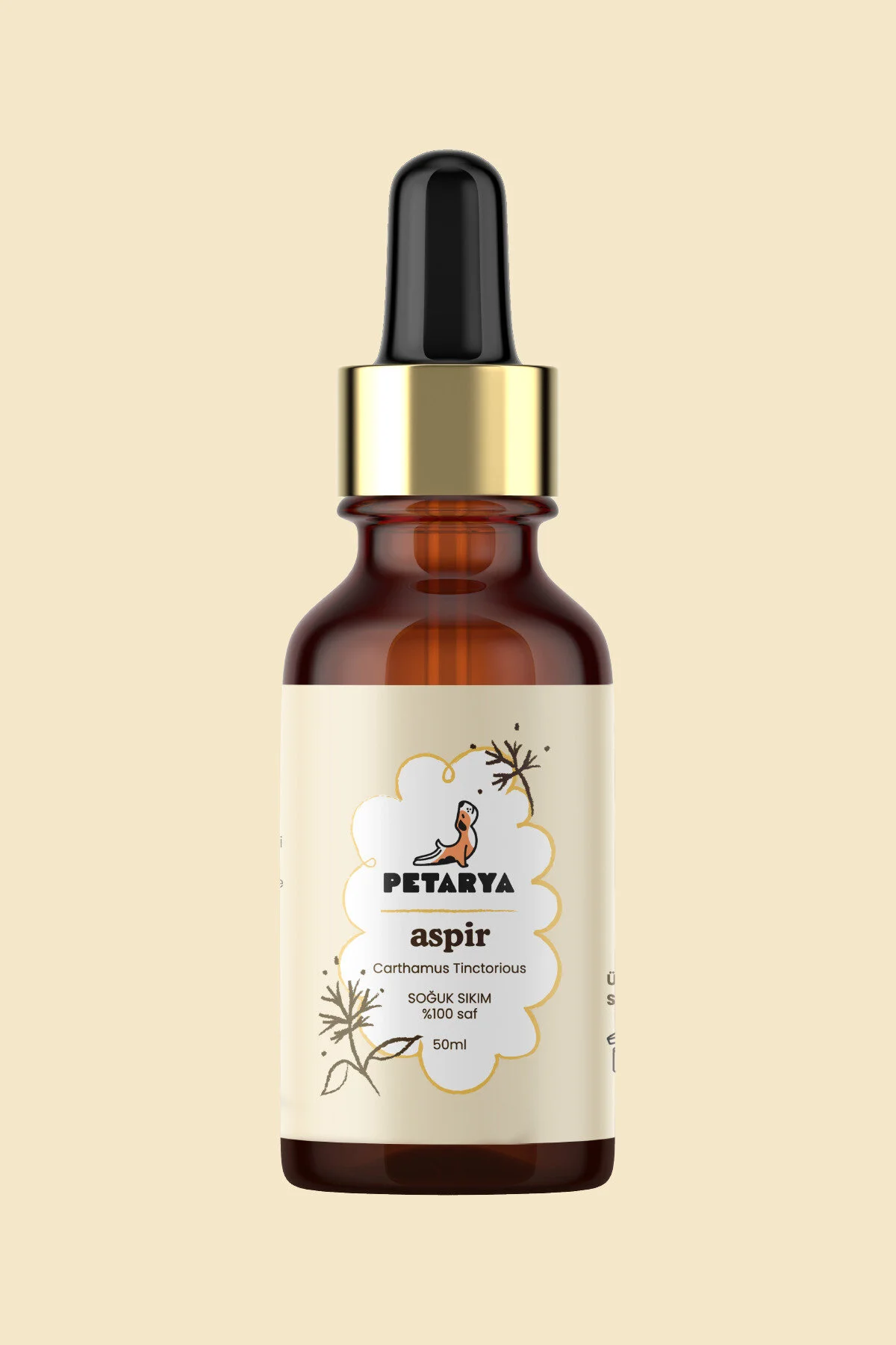 روغن مراقبتی آسپیرز 100 ٪ آسپتریک تینکوریک 50 میل PETARYA