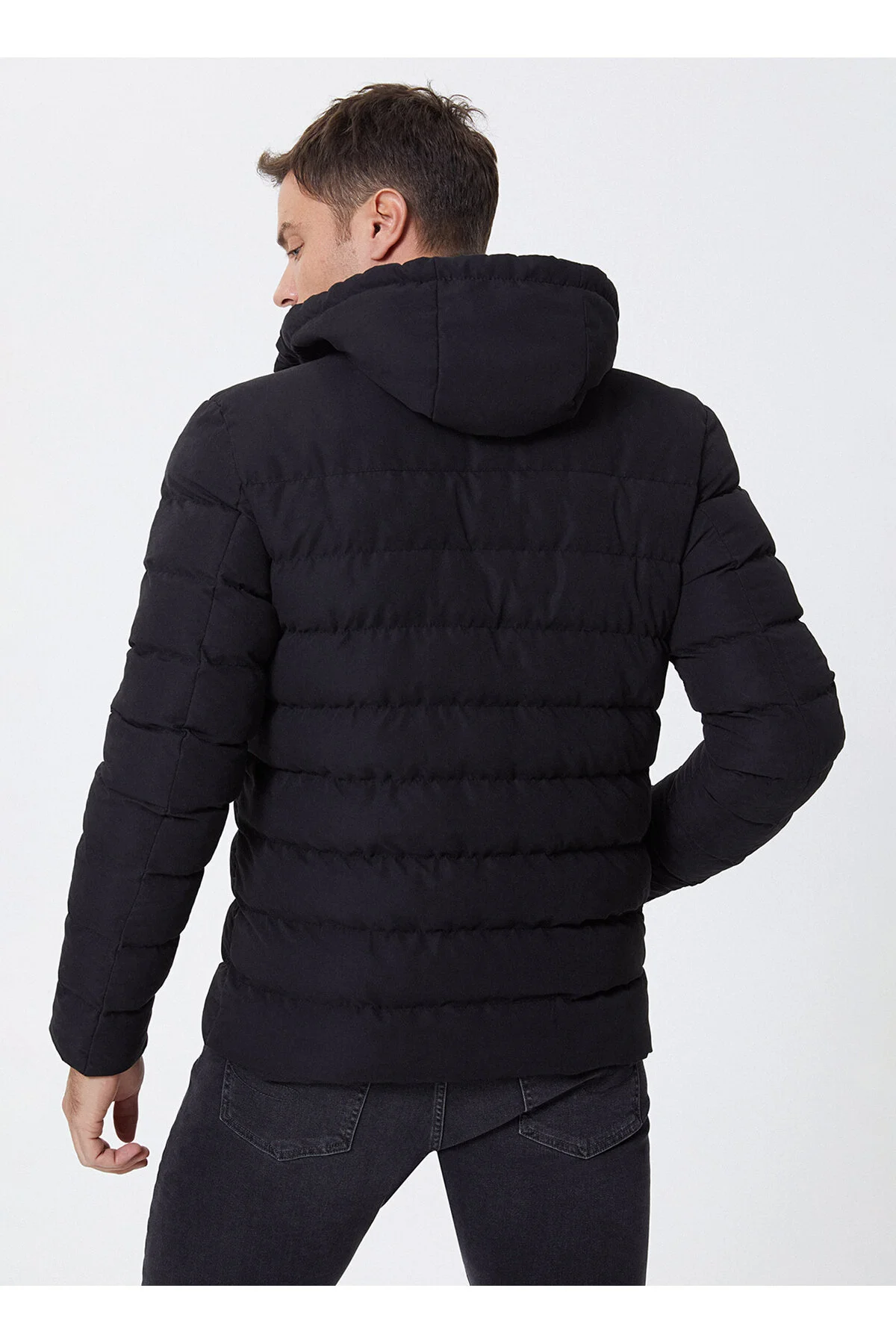 کاپشن مانتو مردانه مشکی 241 LCM 232004 GLORY BLACK Lee Cooper