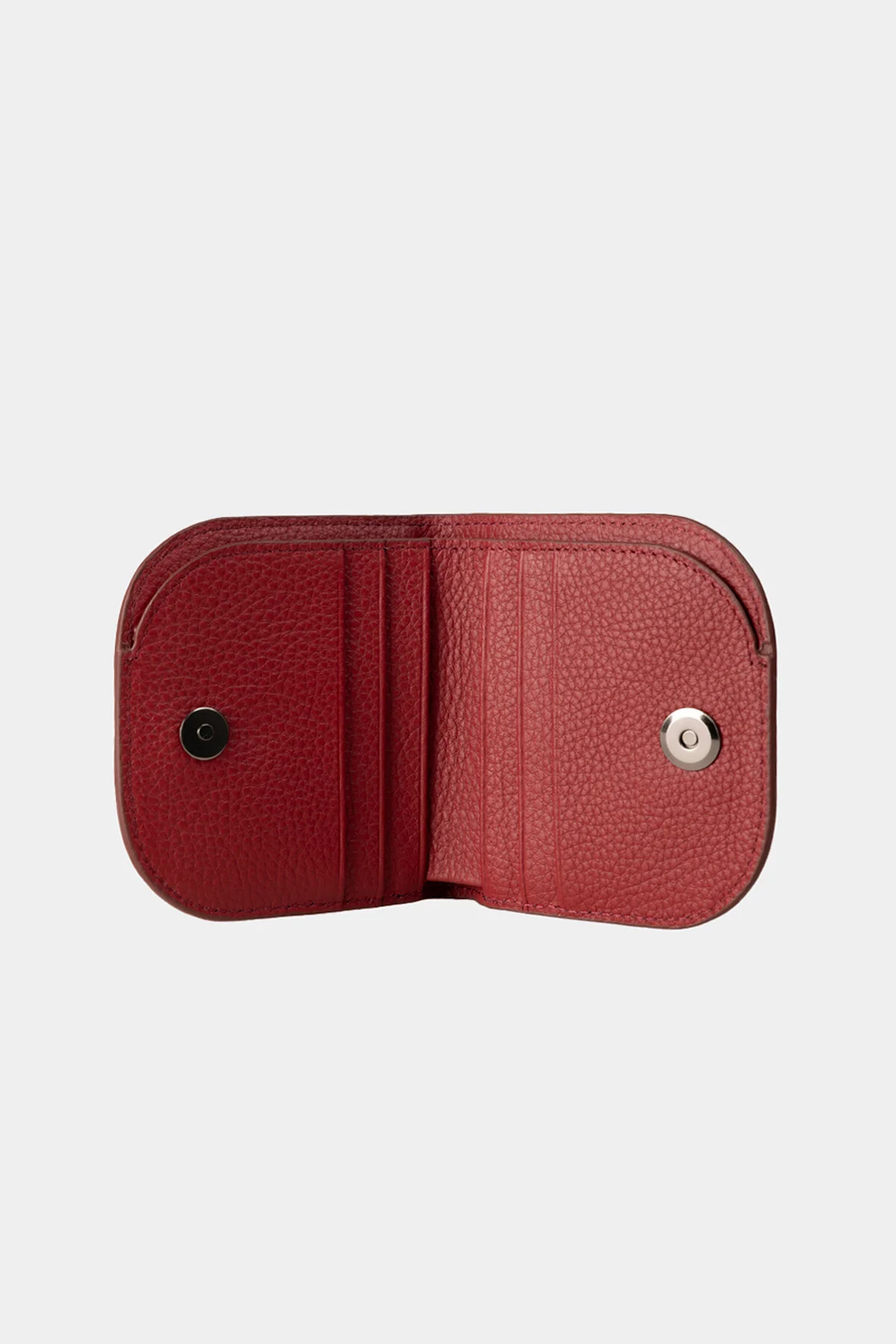 کیف پول مینیمال طرح بیضی چرم اصل 2817 FLOTHER CLARET قرمز Grande