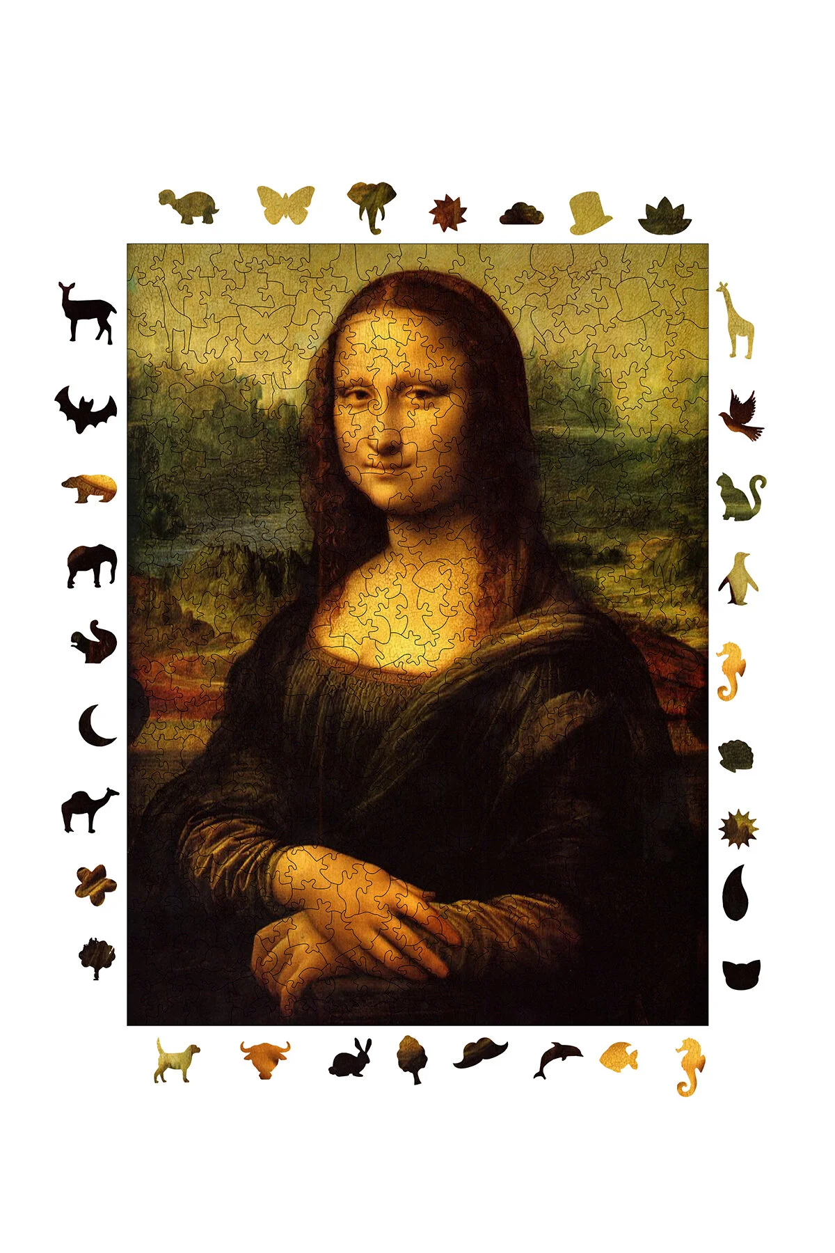 پازل چوبی مونالیزا 450 قطعه 29X39 سانتی متر از ترکیه WePuzzleUp
