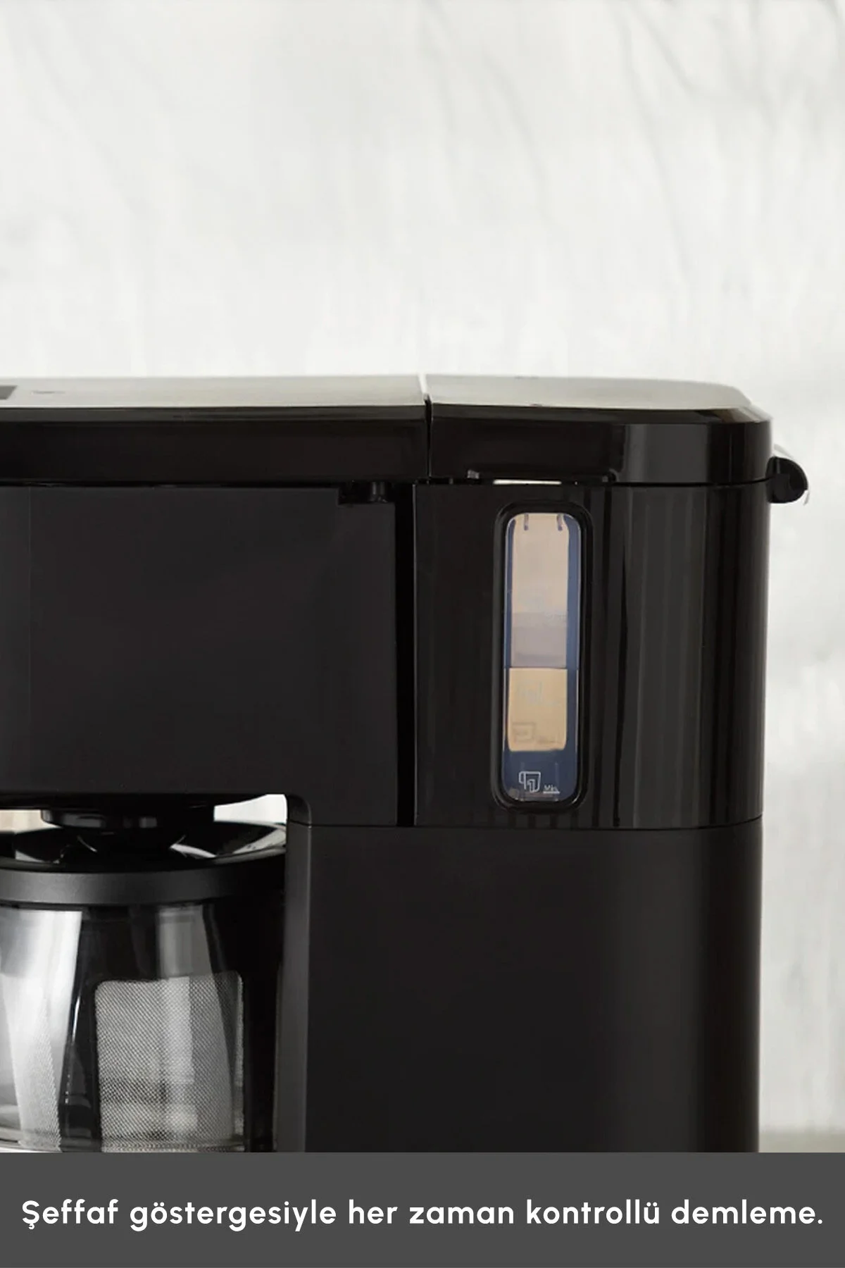قهوه ساز فیلتری JUST COFFEE AROMA 2 در 1 فیلتر SPACE GREY اورجینال Karaca