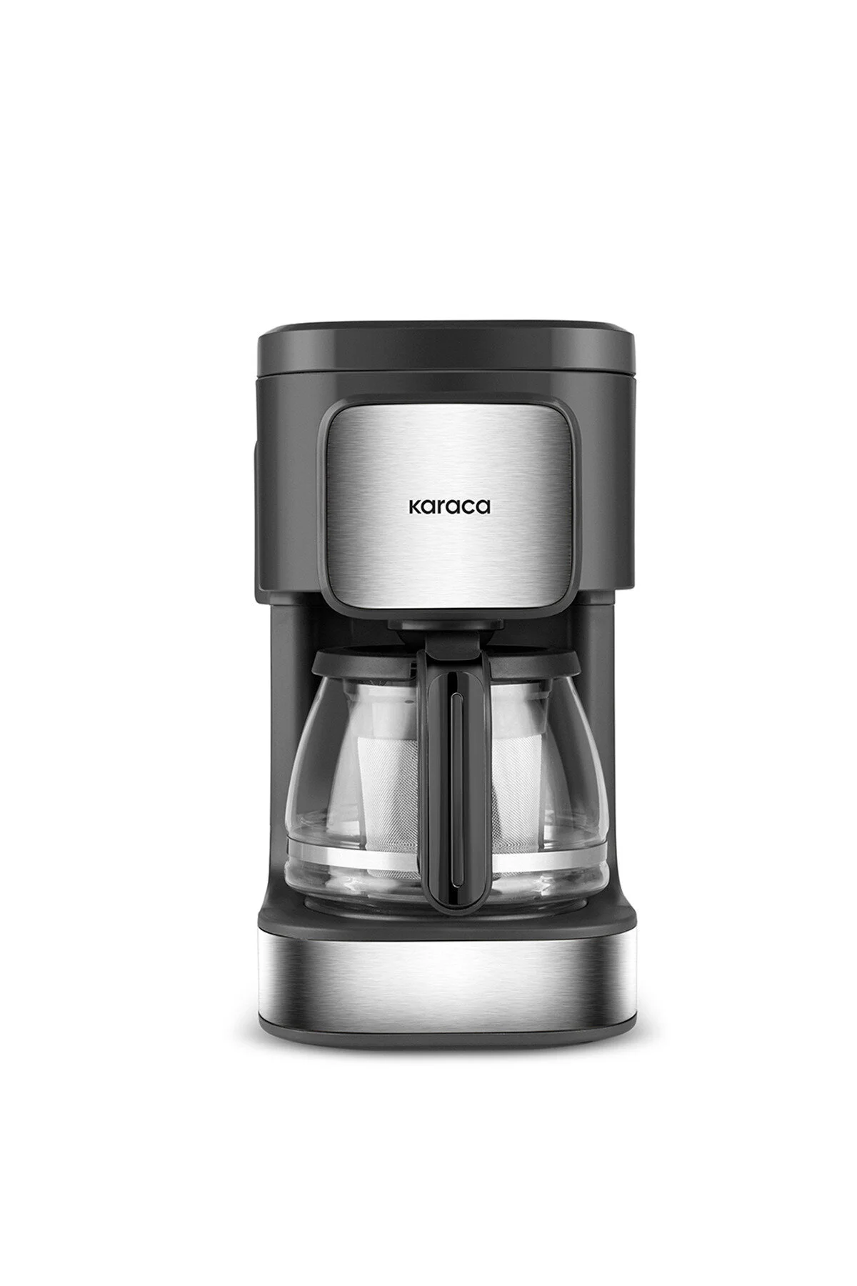 قهوه ساز فیلتری دستگاه و چای دم فیلتر JUST COFFEE AROMA 2 IN 1 INOX اورجینال Karaca