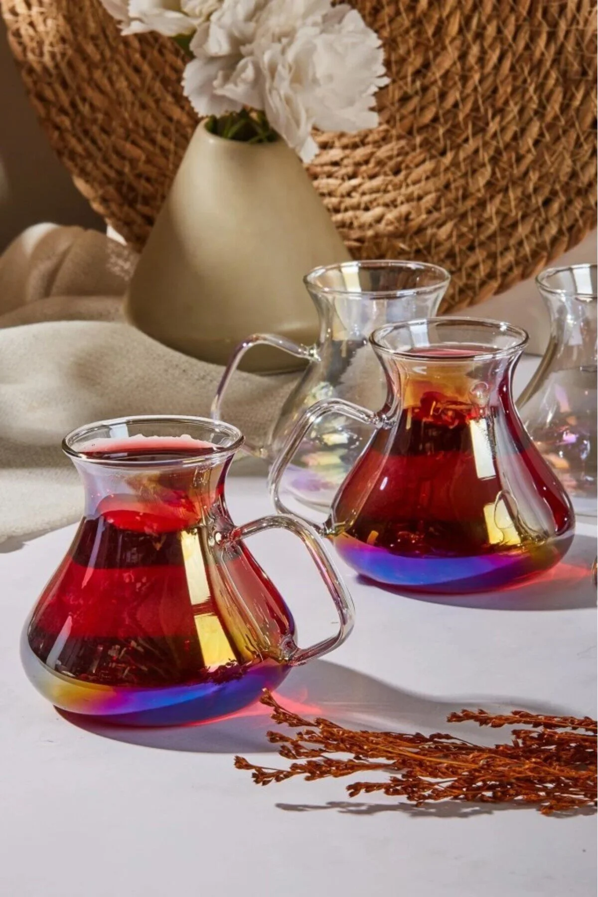 لیوان AHL I LUSTER 6 قطعه فنجان چای مجموعه 200 میلی لیتر Perotti