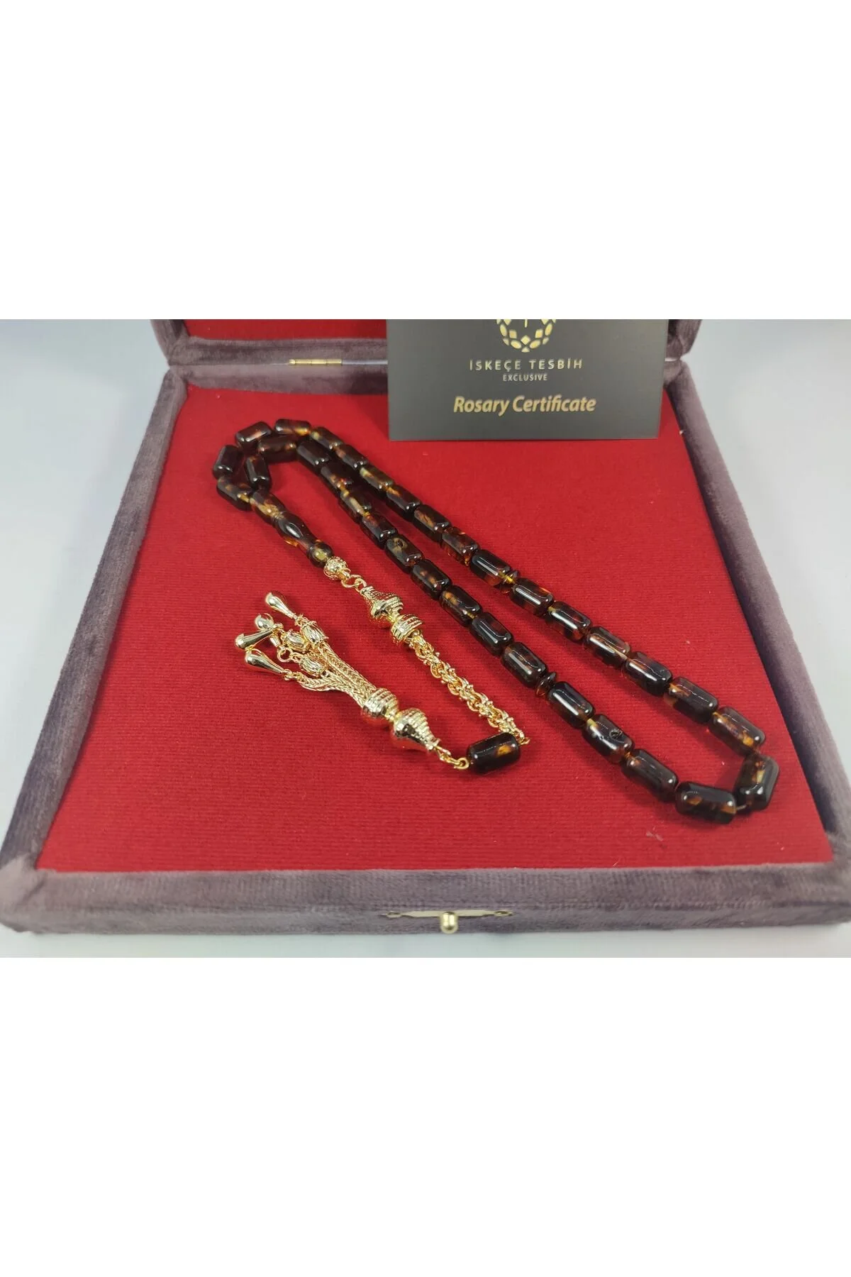 تسبیح 925 استرلینگ نقره ای 22.63 گرم. منعکس کننده قطره صخره فسیلی دومینیکن 8243 İskeçe Exclusive