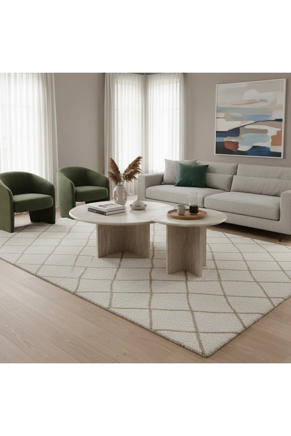 میز وسط قهوه میانی TRAVERTINE REAL Marmony Concept