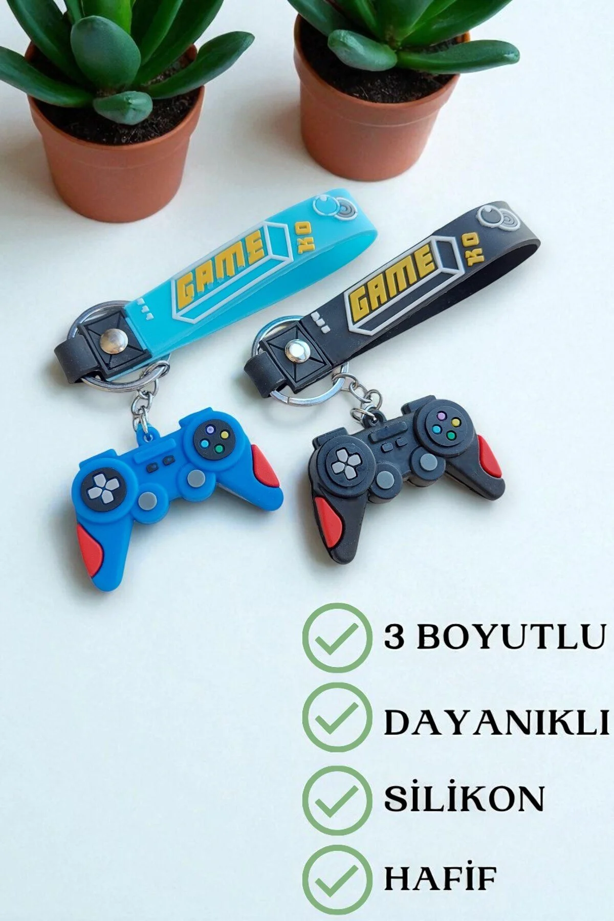 جاکلیدی سیلیکونی سه بعدی GAME JOYSTICK 2 عدد Lynare
