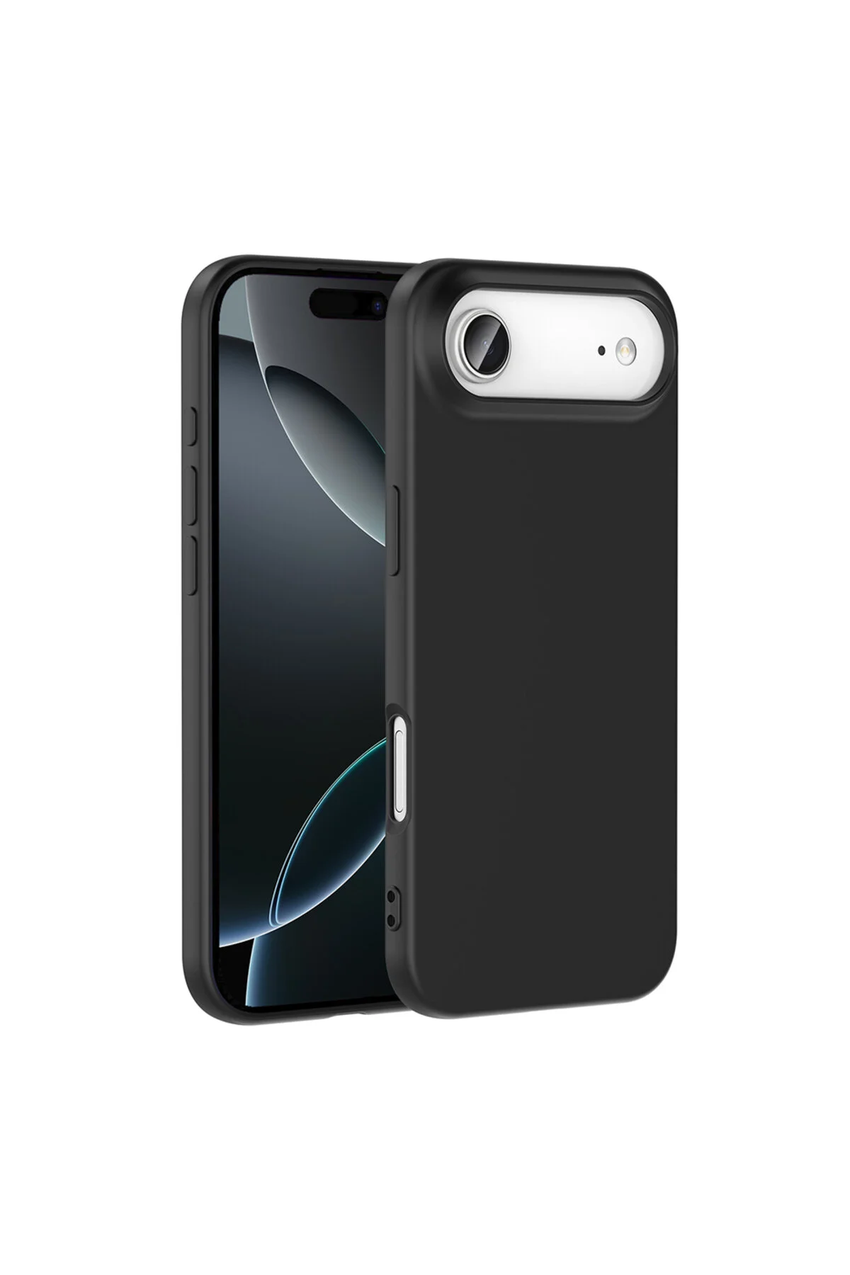 کاور و قاب سیلیکونی لانچ لوکس VELVET INSIDE COVER سازگار با APPLE IPHONE 17 AIR مشکی CaseArt