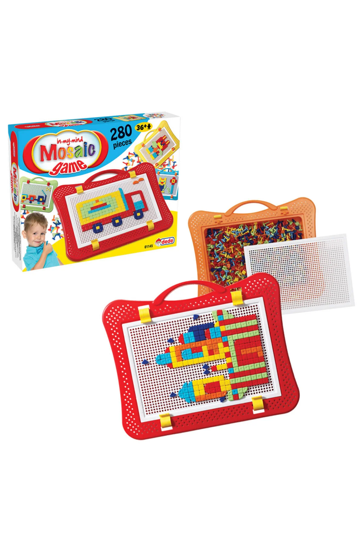 لگو و اسباب بازی های ساخت محور DEDE MOSAIC GAME 01145 LEGO 280 PIECE PAZZLE از ترکیه Dede Oyuncak
