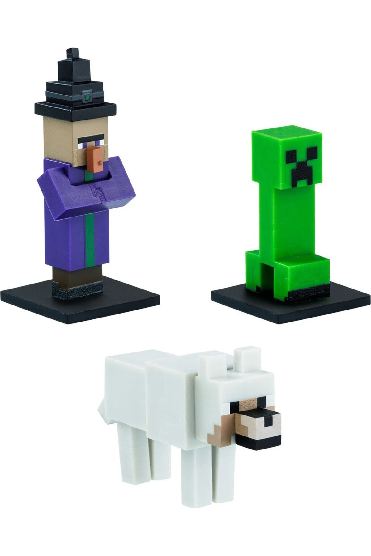 اسباب بازی های فیگور شخصیت ست سه بعدی TOPPEEZ 3 1 Minecraft