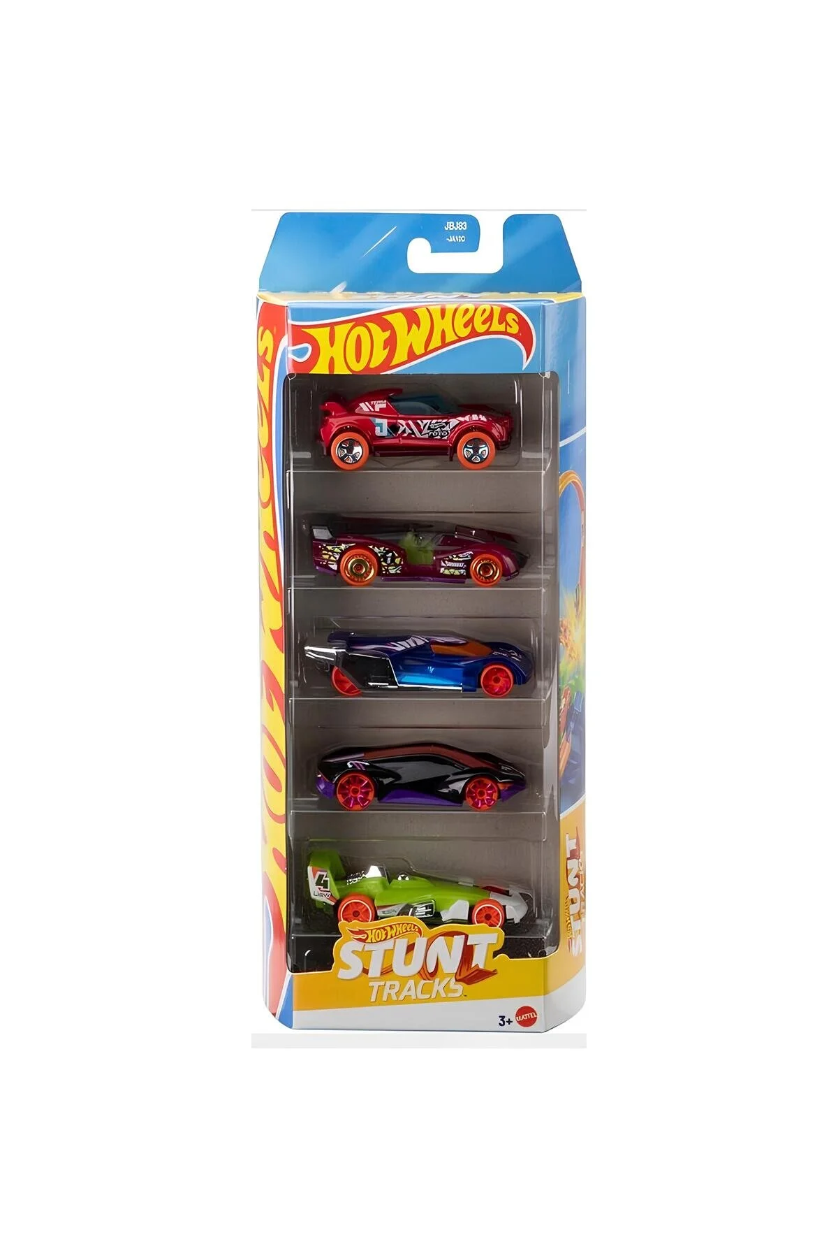 ماشین اسباب بازی آهنگ های شیرین کاری پنج مجموعه JBJ83 از ترکیه HOT WHEELS