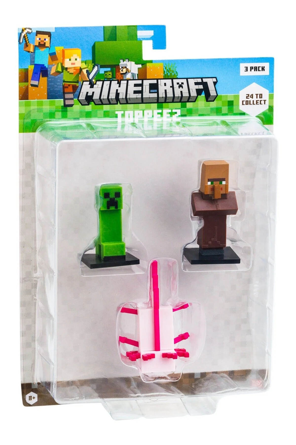 اسباب بازی های فیگور شخصیت ست 3 بعدی TOPEEZ Minecraft