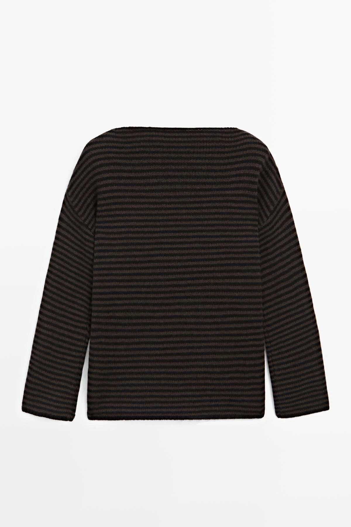 پلیور بافتنی راه 100% پشمی ماسیمو دوتی Massimo Dutti