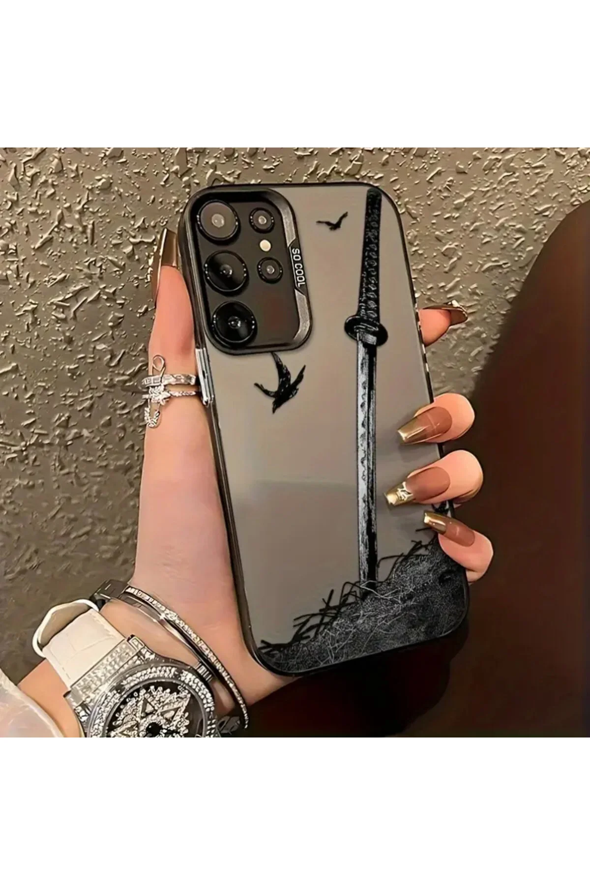 کاور و قاب گوشی تصویری SAMURAI'S SWORD سازگار با SAMSUNG GALAXY Caseji