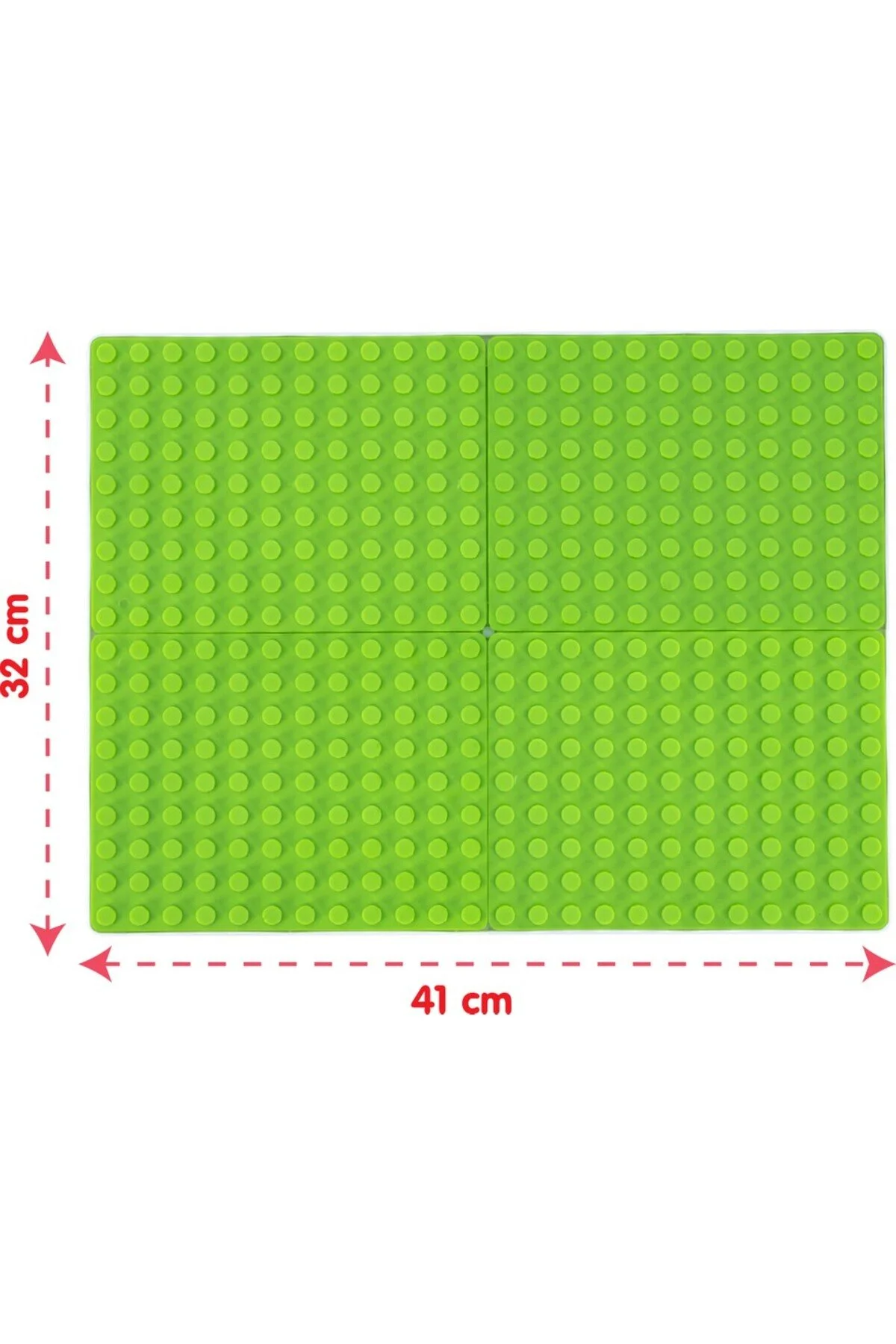 لگو و اسباب بازی های ساخت محور LEGODUPLOCOMPATIBLE GREEN MAXI SIZE FLOOR 41X32 CM از ترکیه Genel Markalar