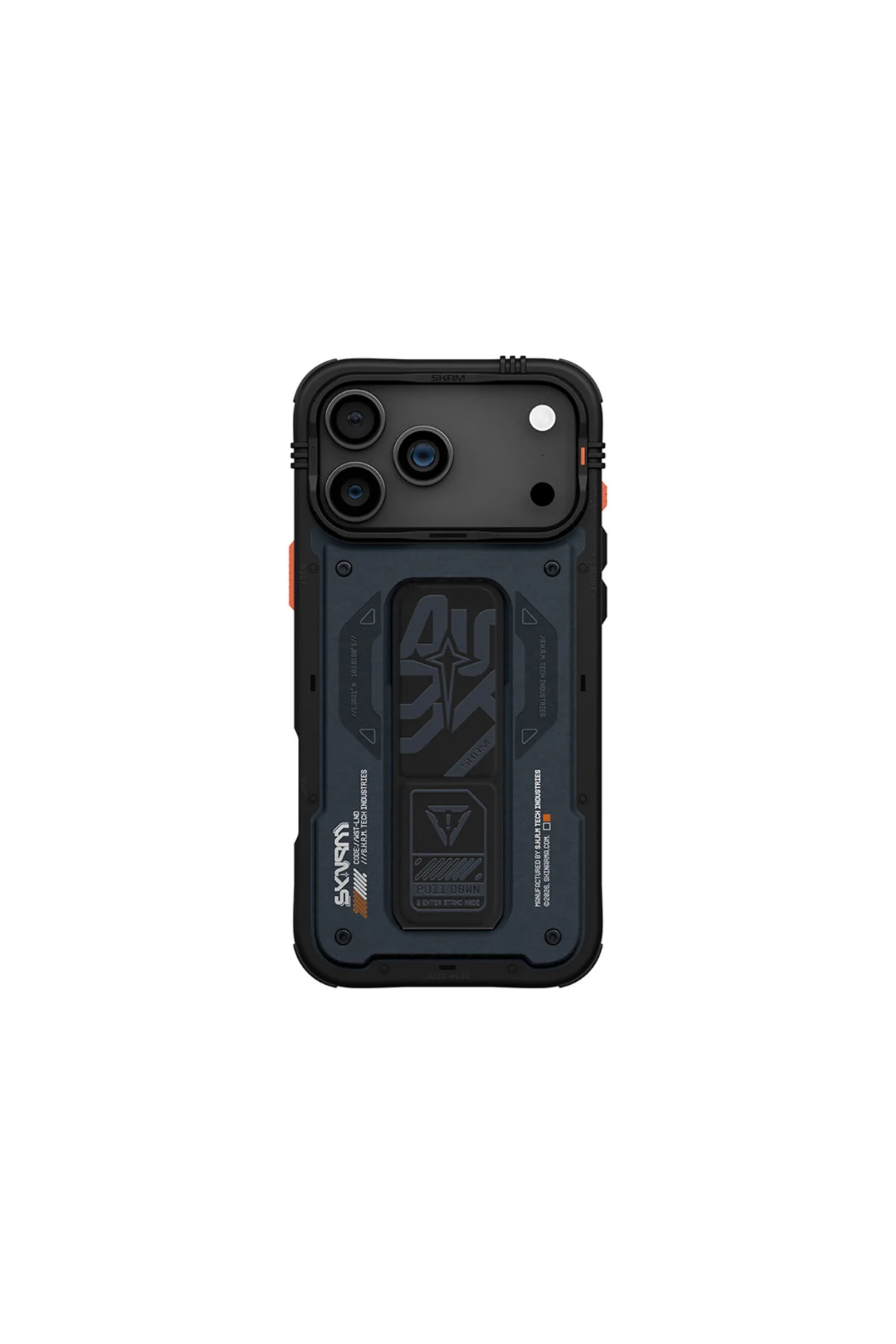کاور و قاب کیس سازگار با IPHONE 17 PRO MAX طرح کیسه هوا طراحی شده روکش AEGIS پایه آبی دریایی Skinarma