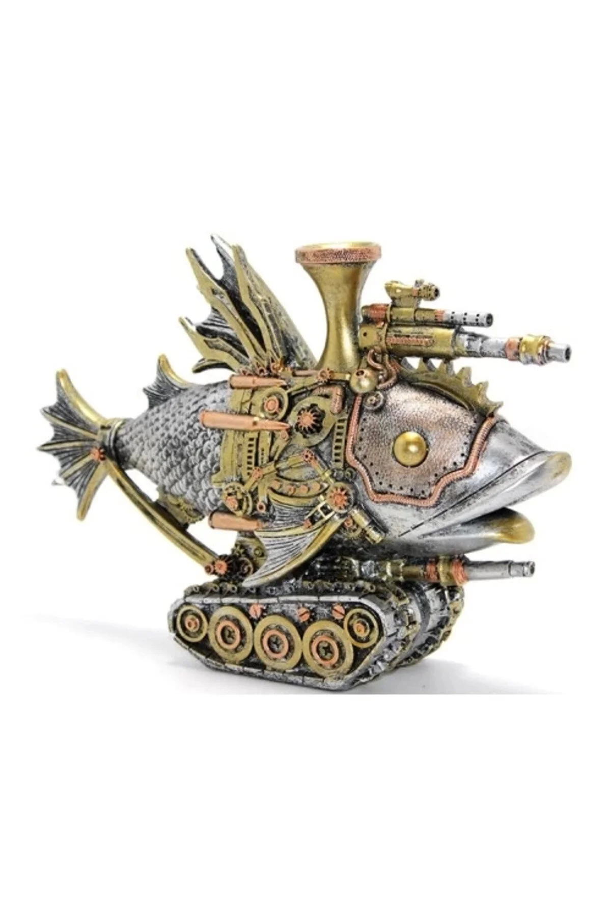 فیگور ماهی طرح پلی استر STEAMPUNK Glowify Store