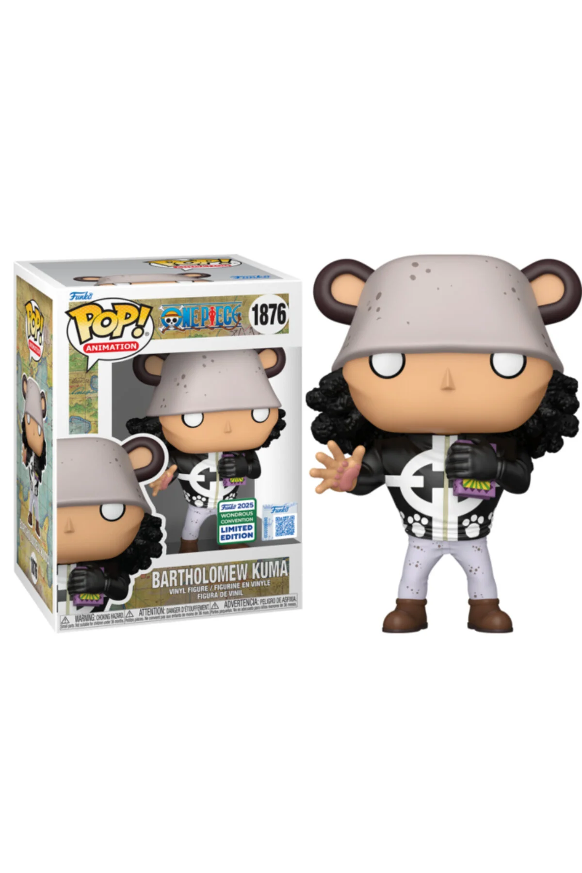فیگور ONE PIECE BARTHOLOMEW KUMA POP! وینیل انحصاری کنوانسیون شگفت انگیز 2025 Funko