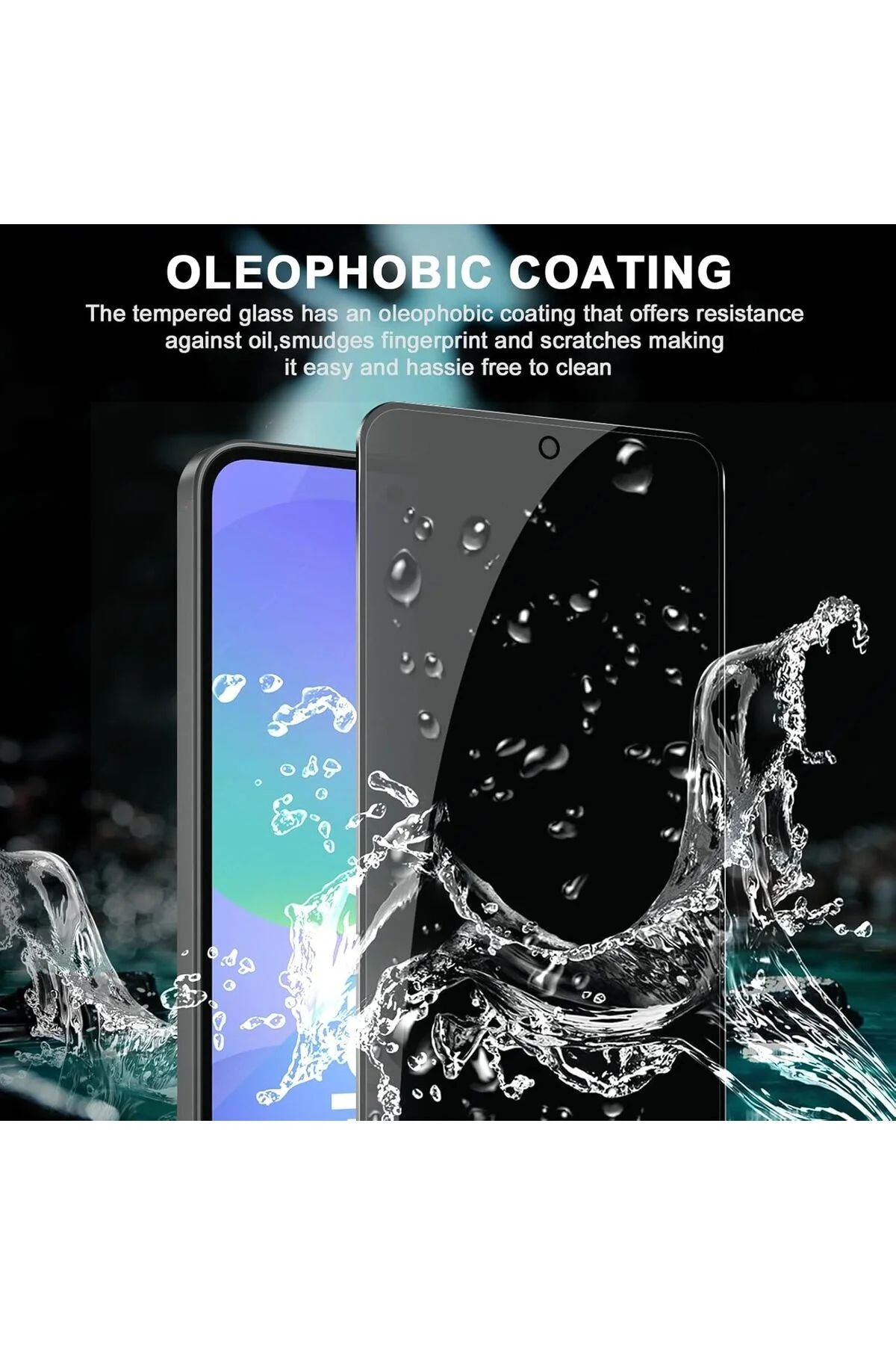 کاور و قاب محافظ صفحه نمایش سامسونگ گلکسی A36 5G GHOST NANO لنز دوربین 9H سختی HD ضد خش aheaks