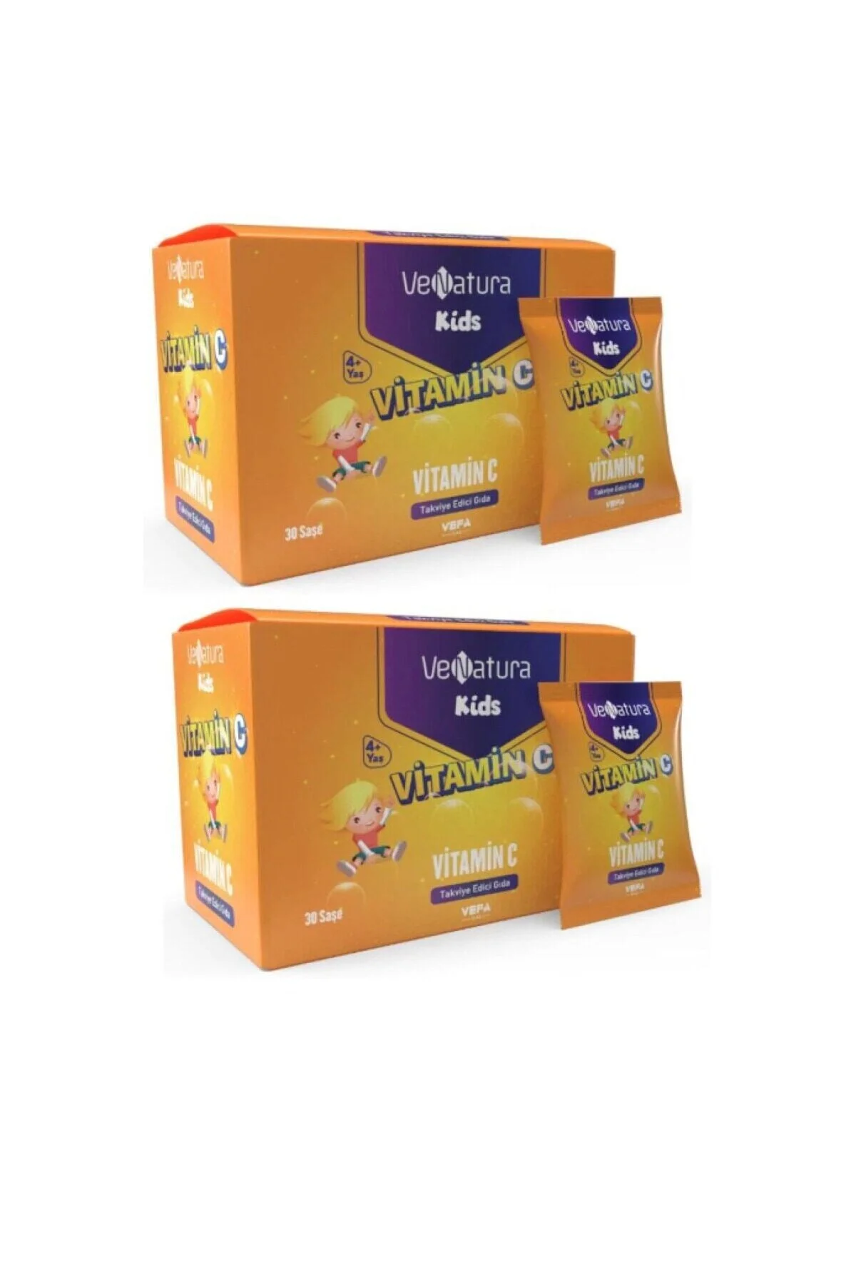 مکمل ویتامین C برای کودکان 30 ساشه بسته 2 عددی واناتورا Venatura