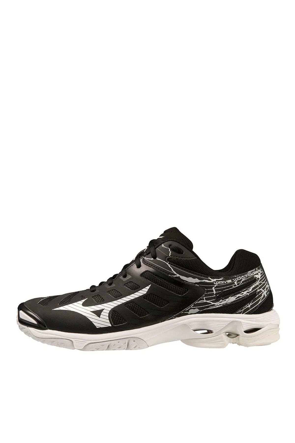 کفش والیبال مشکی زنانه سیاه V1GA216052 ولتاژ موج Mizuno