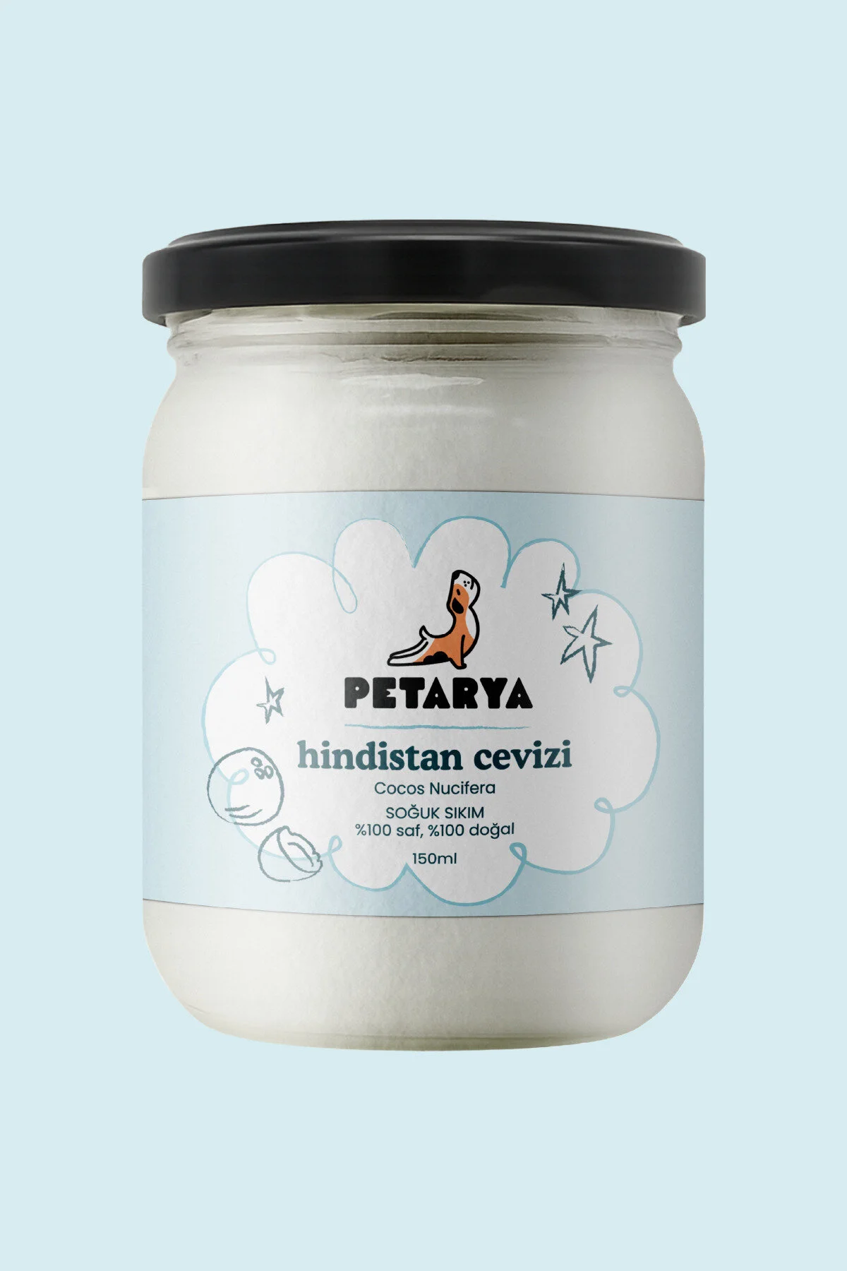 روغن مراقبتی نارگیل 100 ٪ 150 میل PETARYA