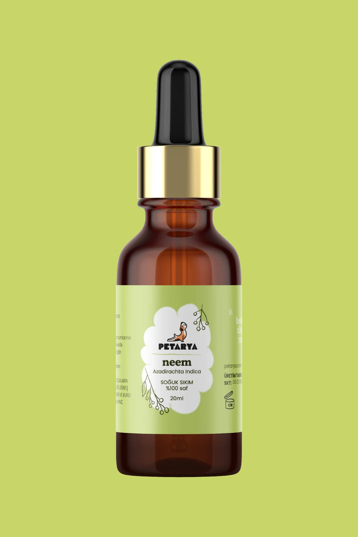 روغن مراقبتی نفتی 100 ٪ نیمیا 20 میل PETARYA