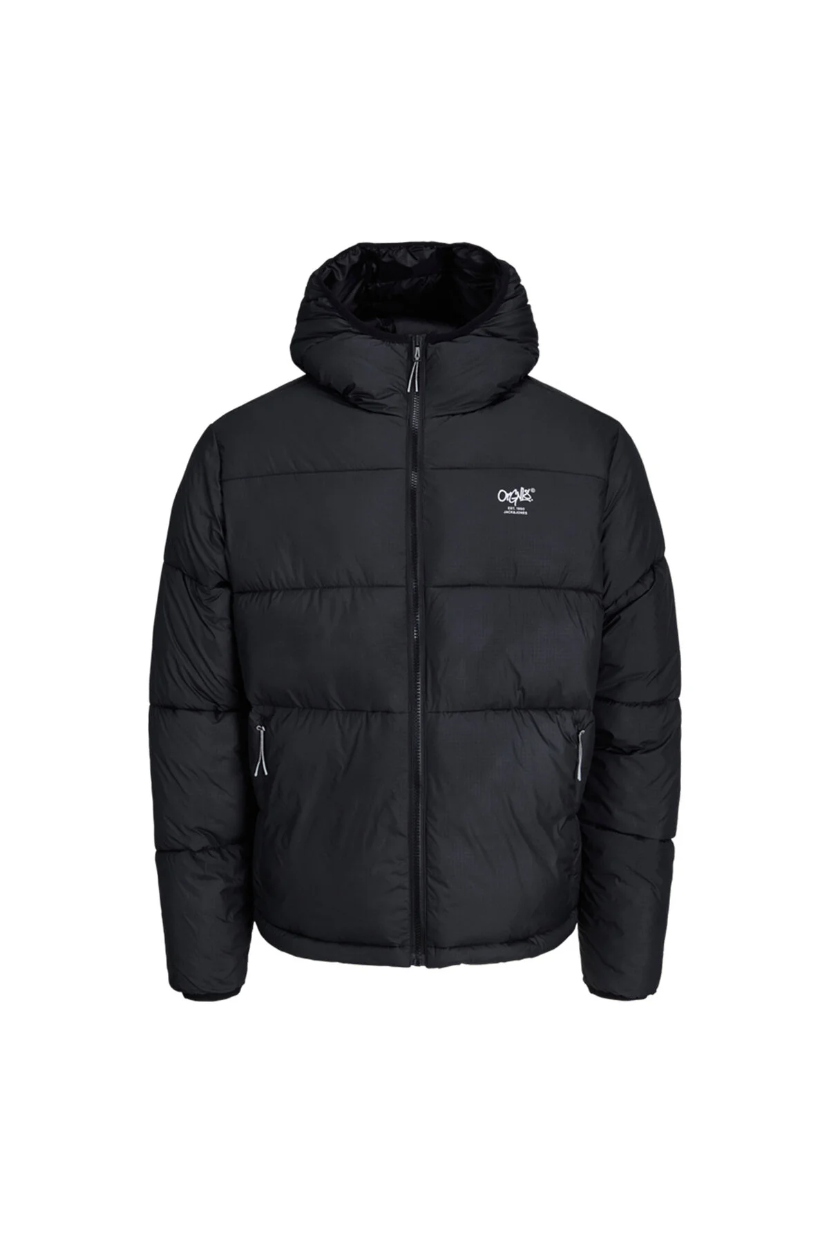 کاپشن کت مردانه مشکی 12238878 JORSTEAD PUFFER ژاکت Jack & Jones