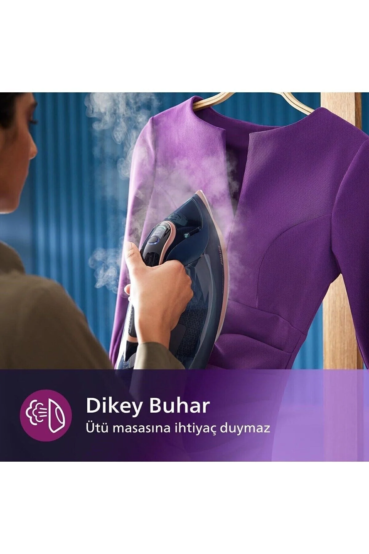 اتو بخار سری آزور 260 گرمی توربو شاک اورجینال Philips