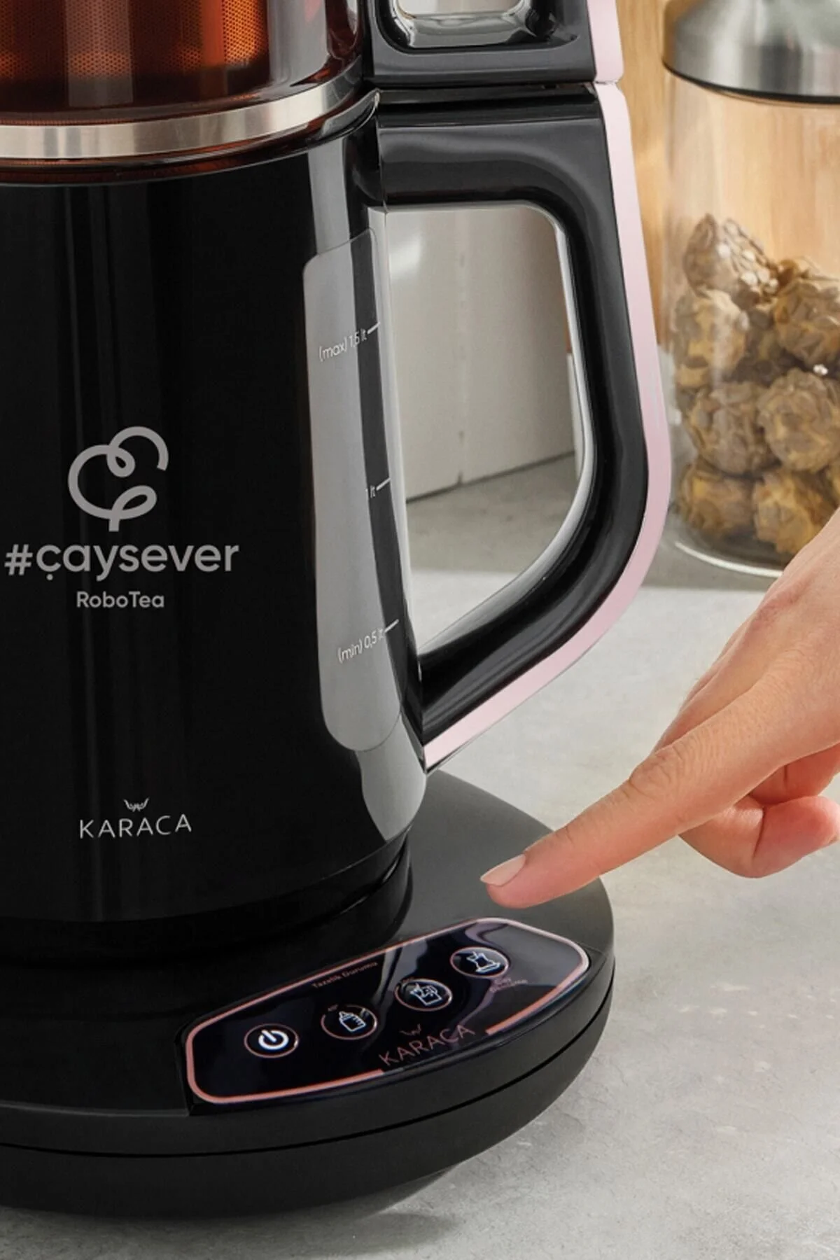 چای ساز کروم مدل ROBOTEA کاراجا Karaca