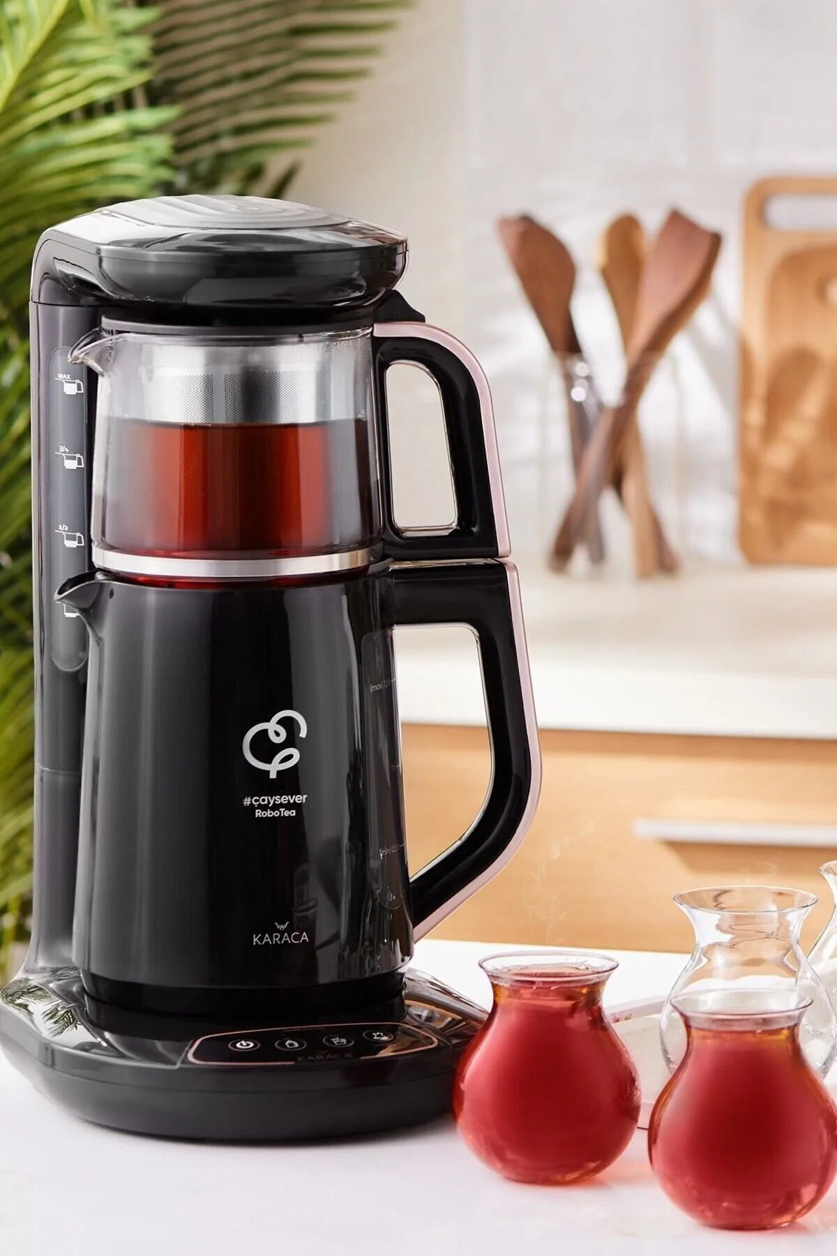 چای ساز کروم مدل ROBOTEA  کاراجا Karaca