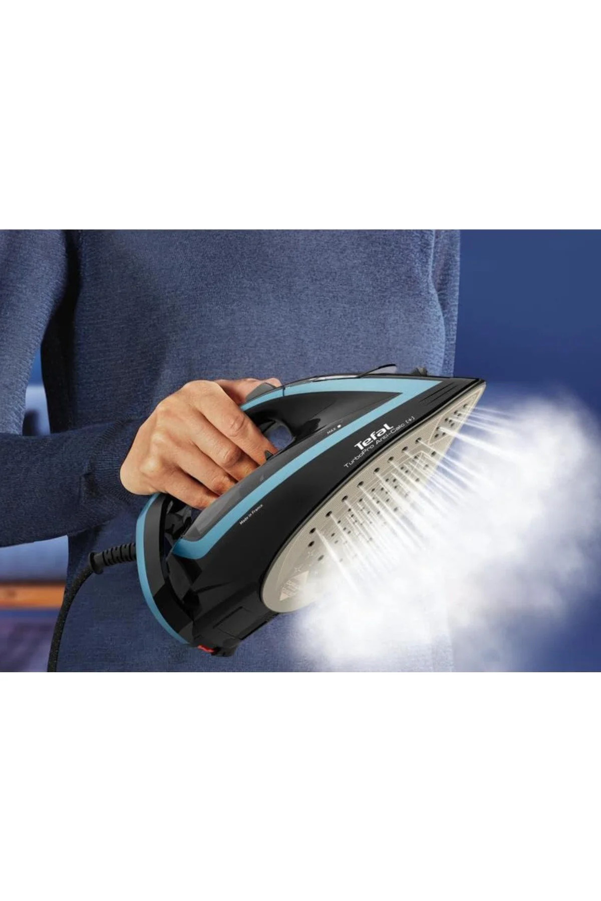 اتو بخار وات زیره مخصوص عملکرد قوی 270 گرم توربو تفال TEFAL