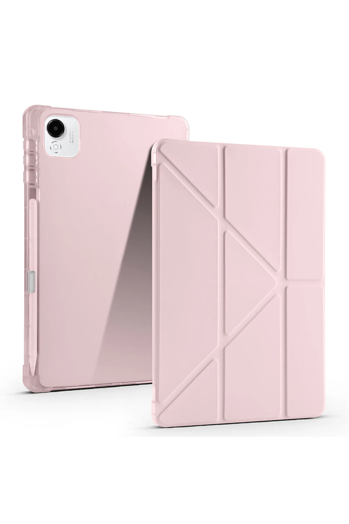 کاور تبلت HONOR PAD X9 PRO CASE سه محفظه قلم تاشو پایه نرم PU جذب کننده ضربه kılıffuarı