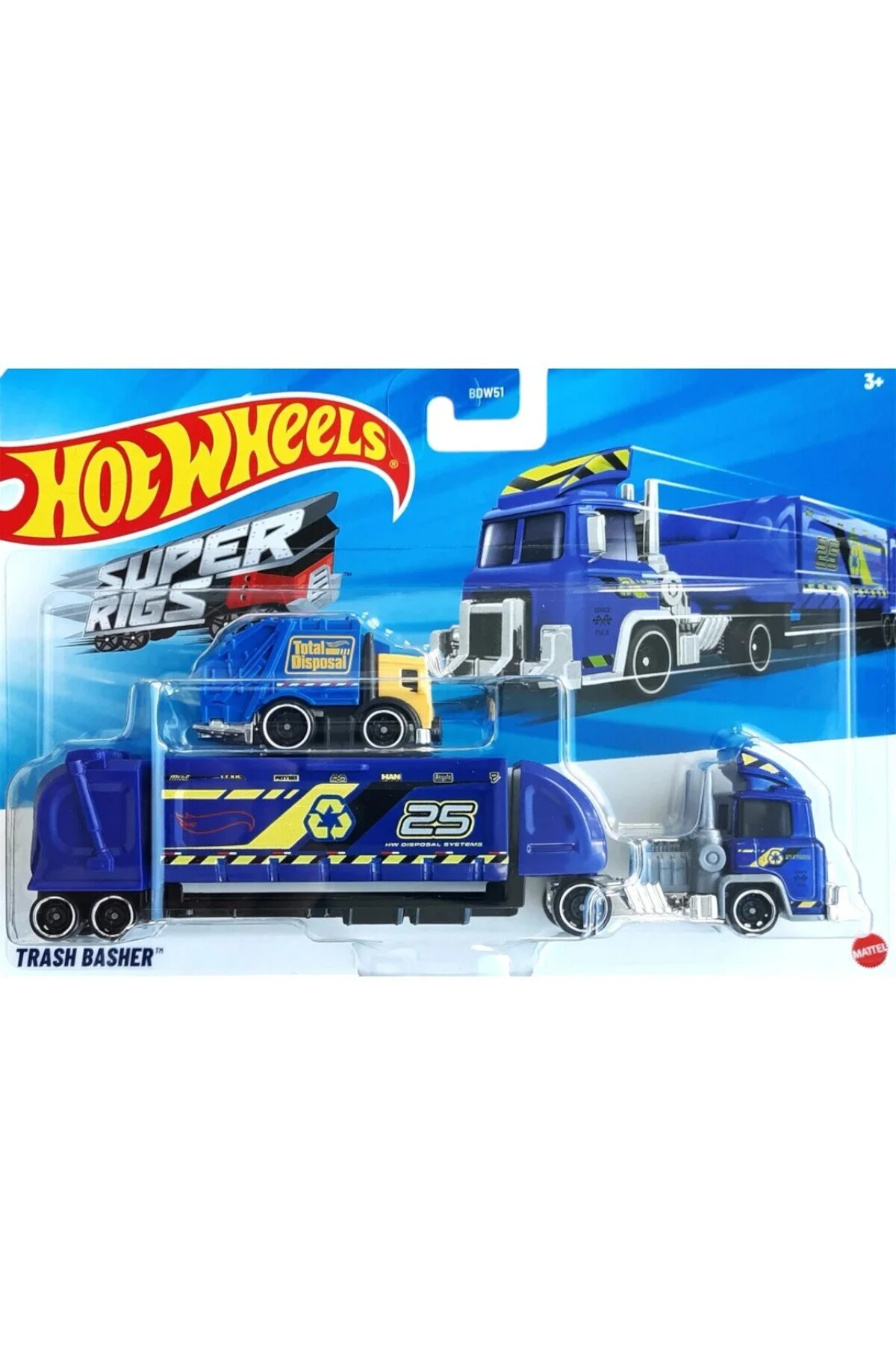 ماشین اسباب بازی سطل زباله فوق العاده سگی HOT WHEELS