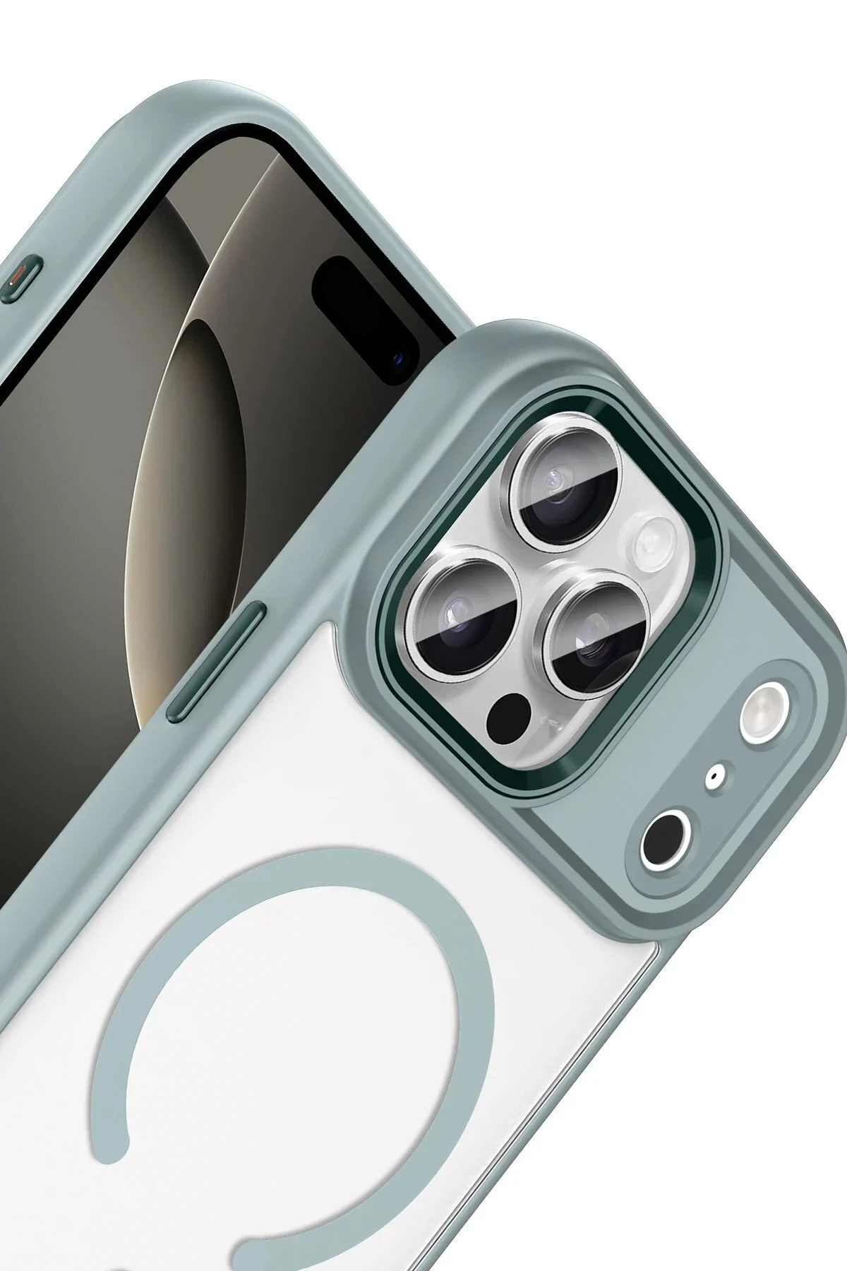 کاور و قاب APPLE IPHONE 17 PRO MAX TEREA MAGSAFE COVER GREY TYGO1639 toyigoo